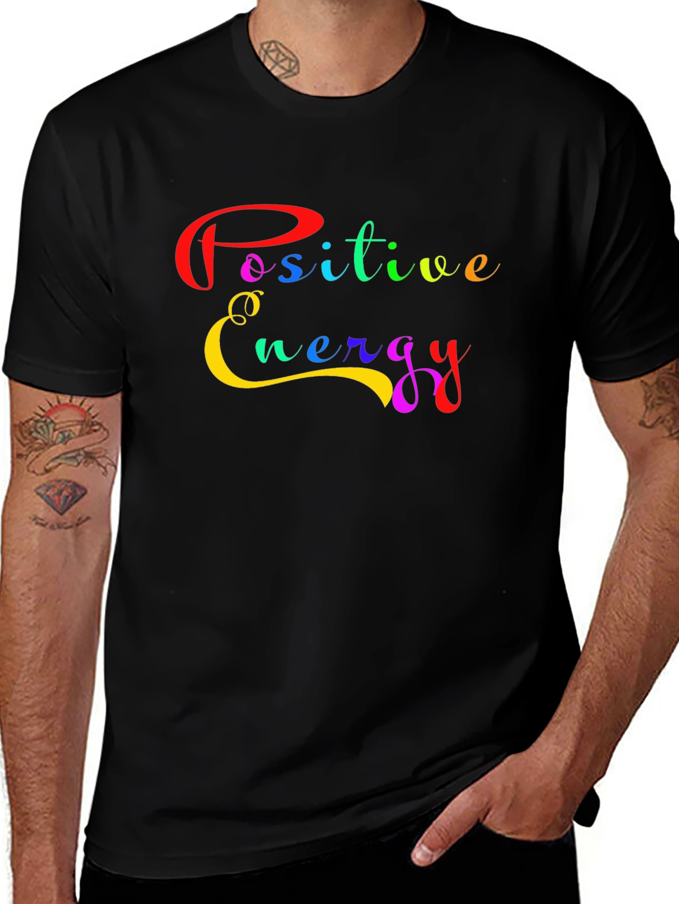 Variant 23 of Positive Energy Rainbow T-Shirt
