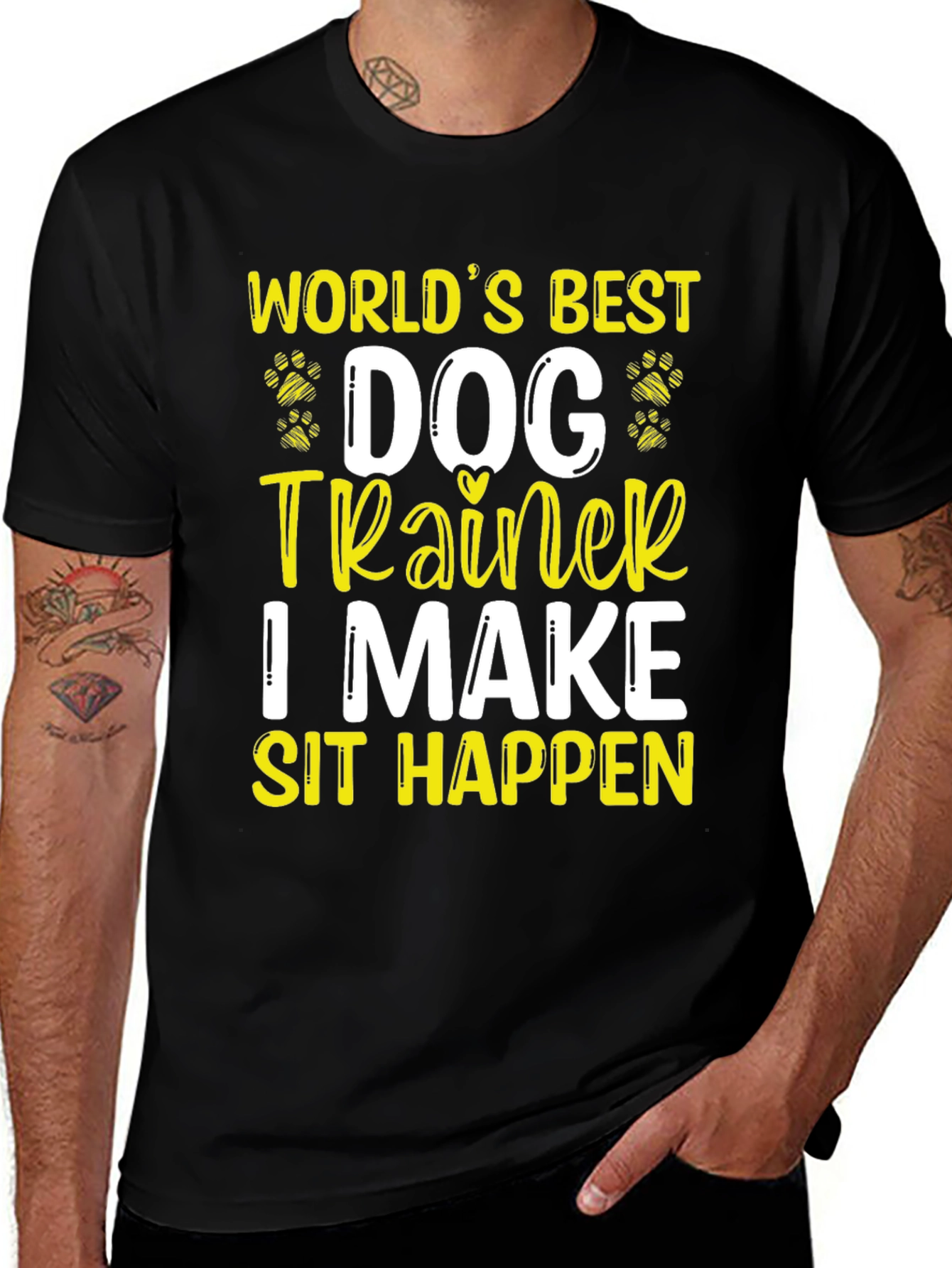 Variant 28 of World's Best Dog Trainer T-Shirt