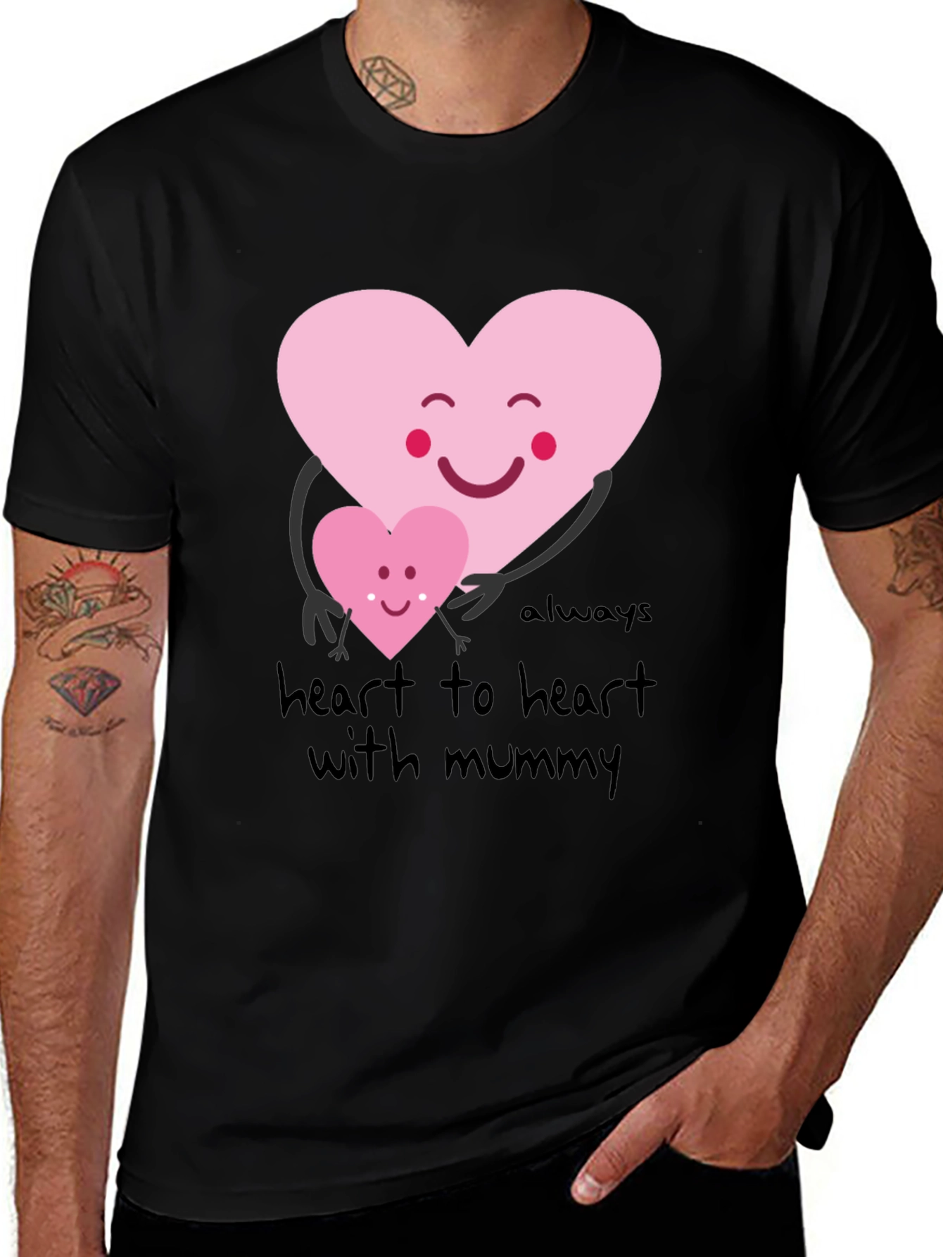 Variant 5 of Heart to Heart with Mummy Graphic Tee