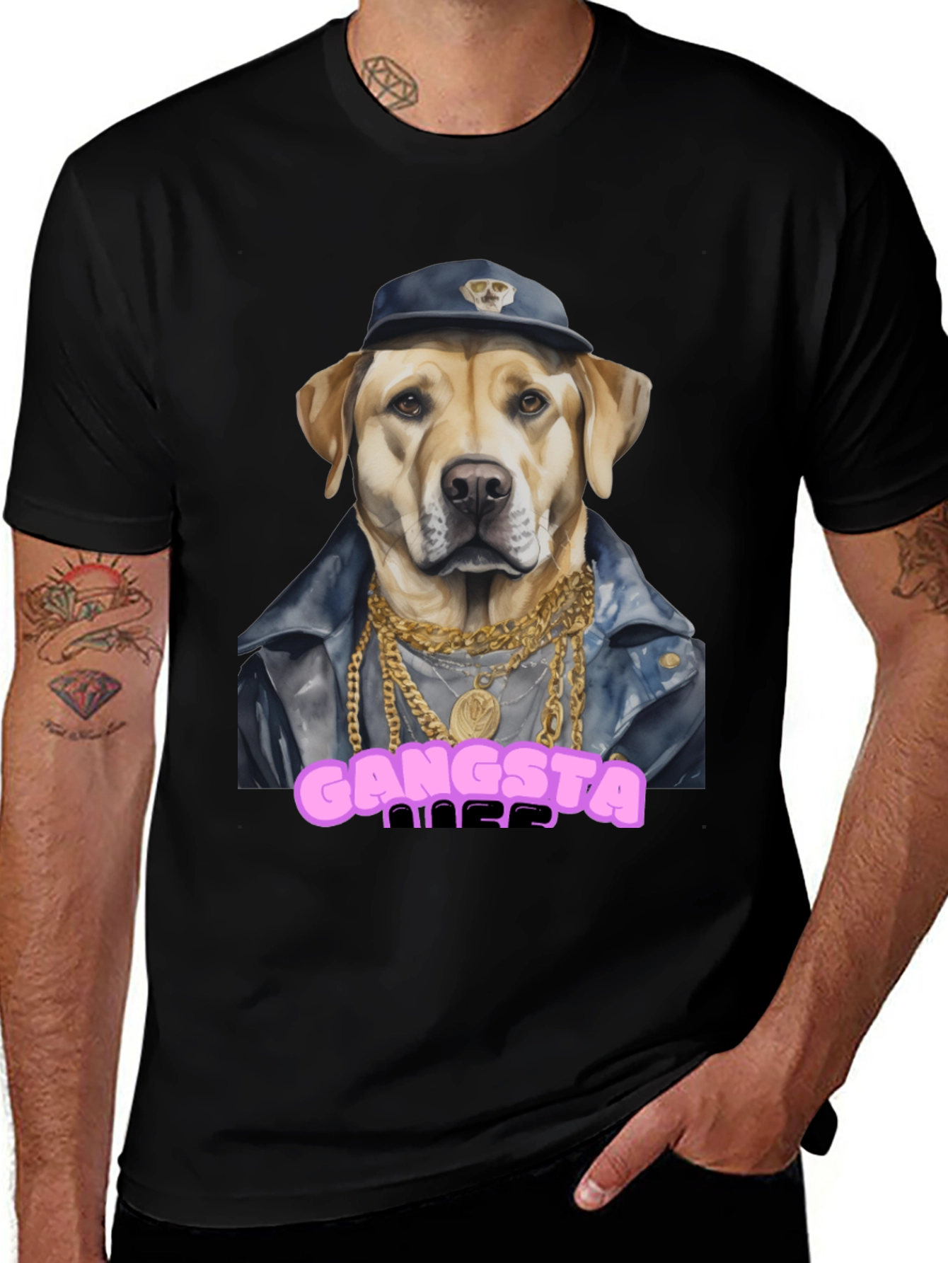 Variant 7 of Gangsta Dog T-Shirt