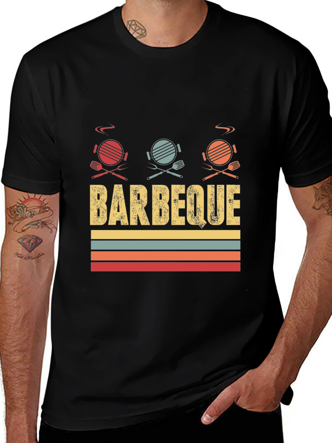 Variant 22 of Retro Barbecue T-Shirt - Grill Master Edition