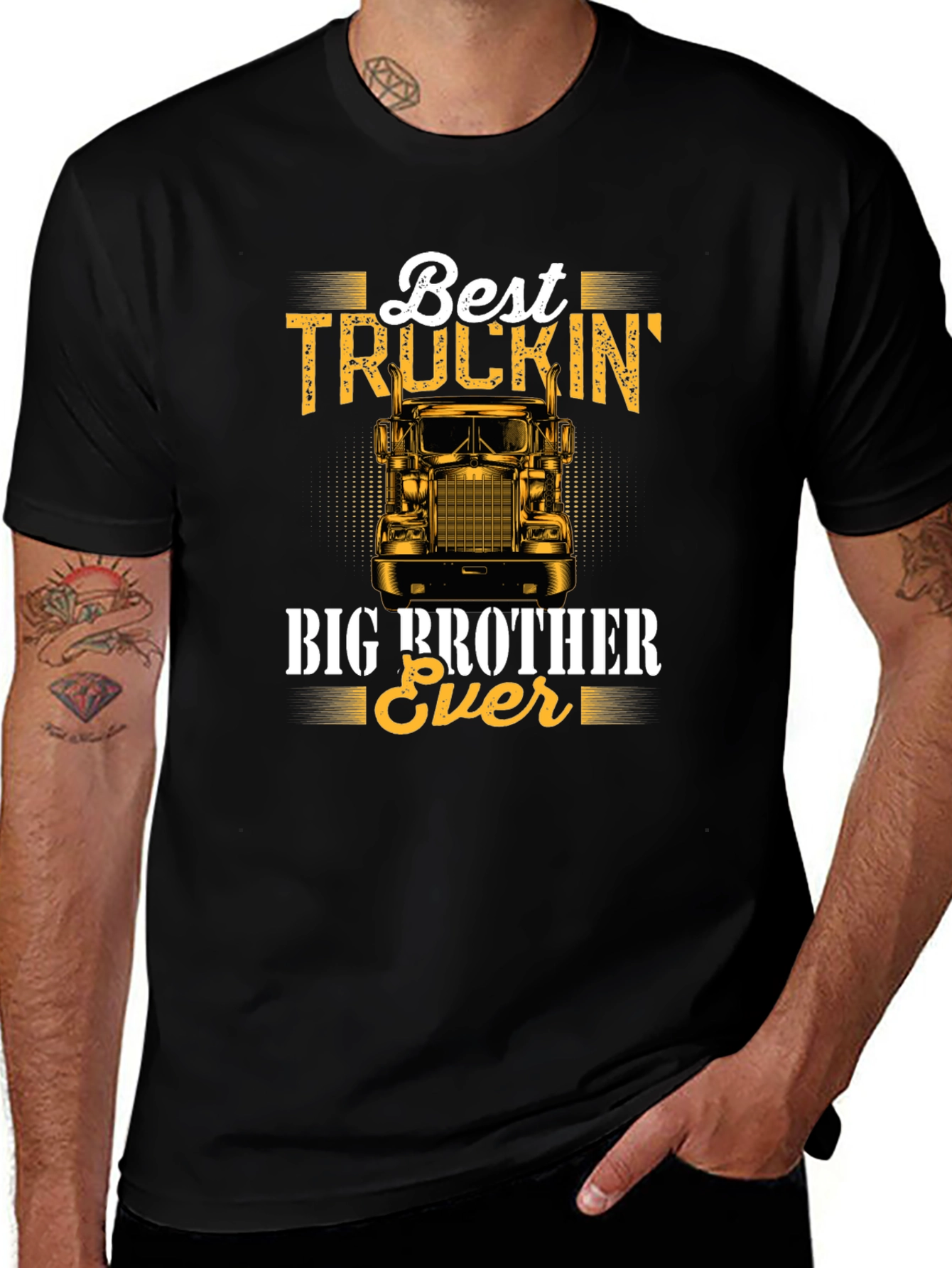 Variant 16 of Best Truckin' Big Brother Ever - Graphic Tee