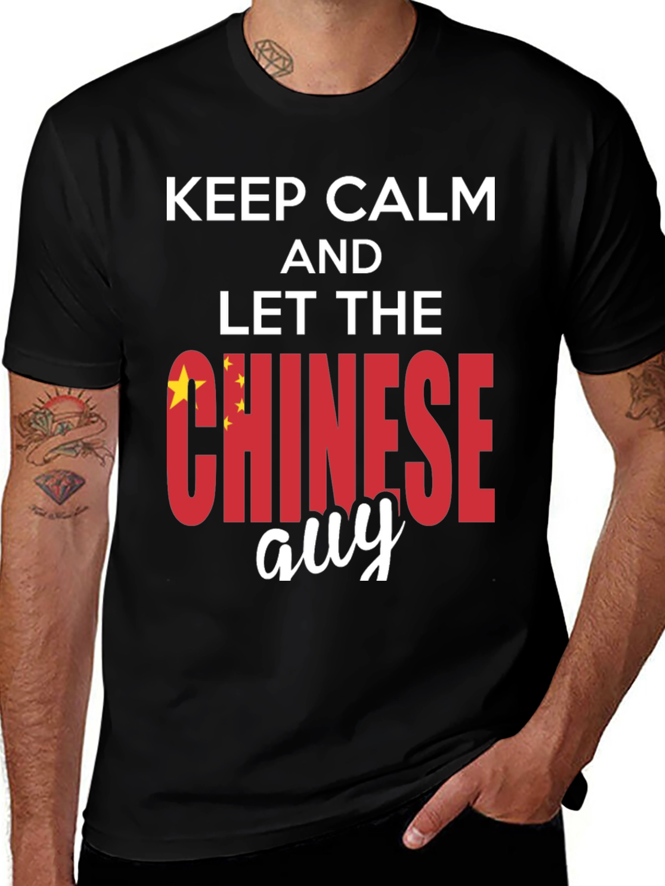 Variant 26 of Keep Calm and Let the Chinese Guy Handle It T-Shirt