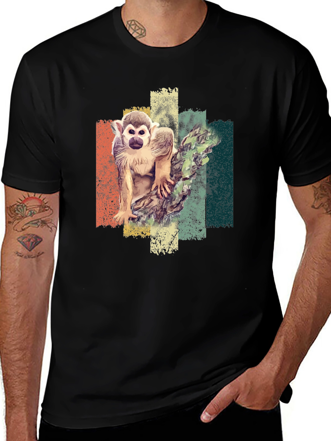 Variant 4 of Squirrel Monkey Graphic T-Shirt