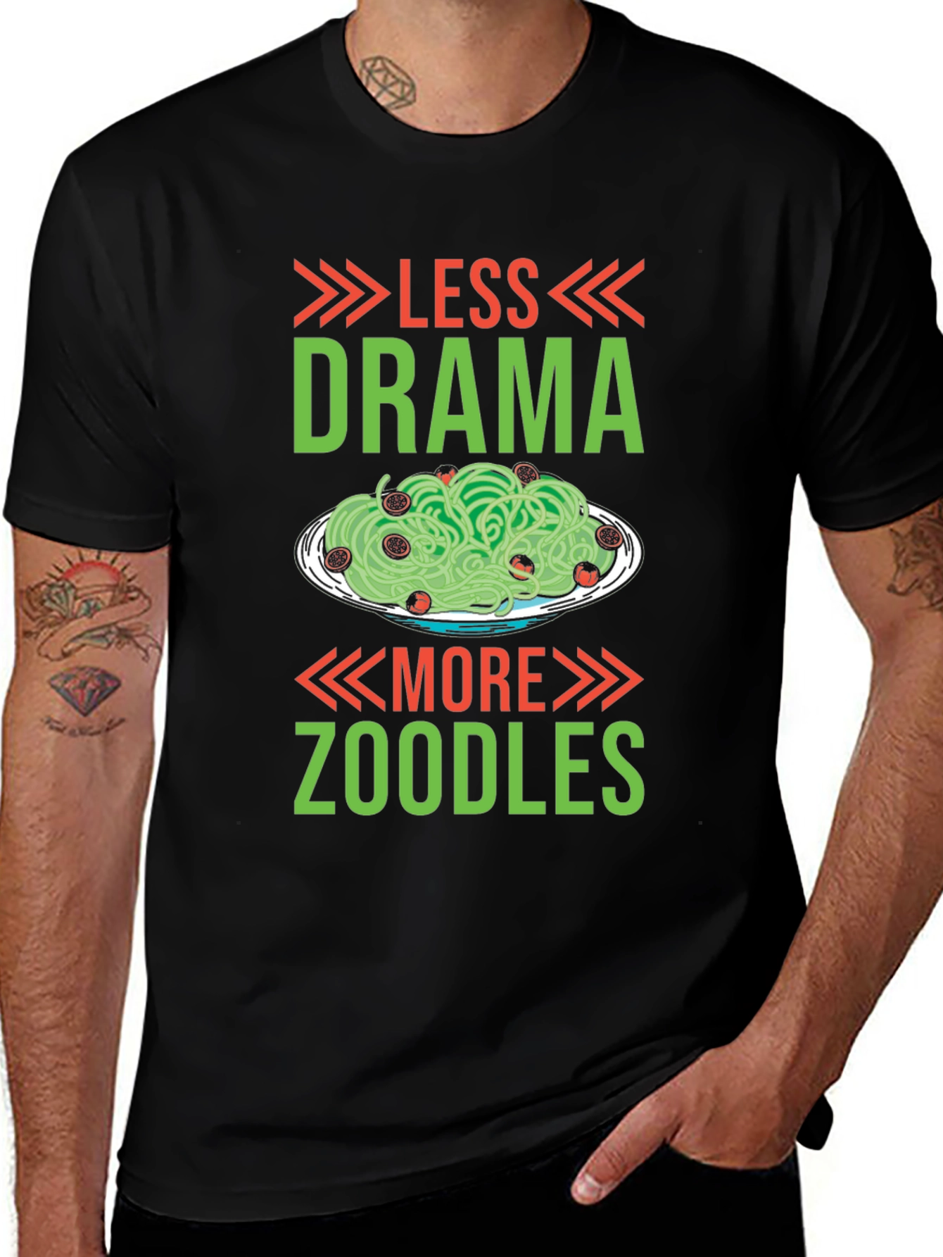 Variant 26 of Less Drama More Zoodles T-Shirt