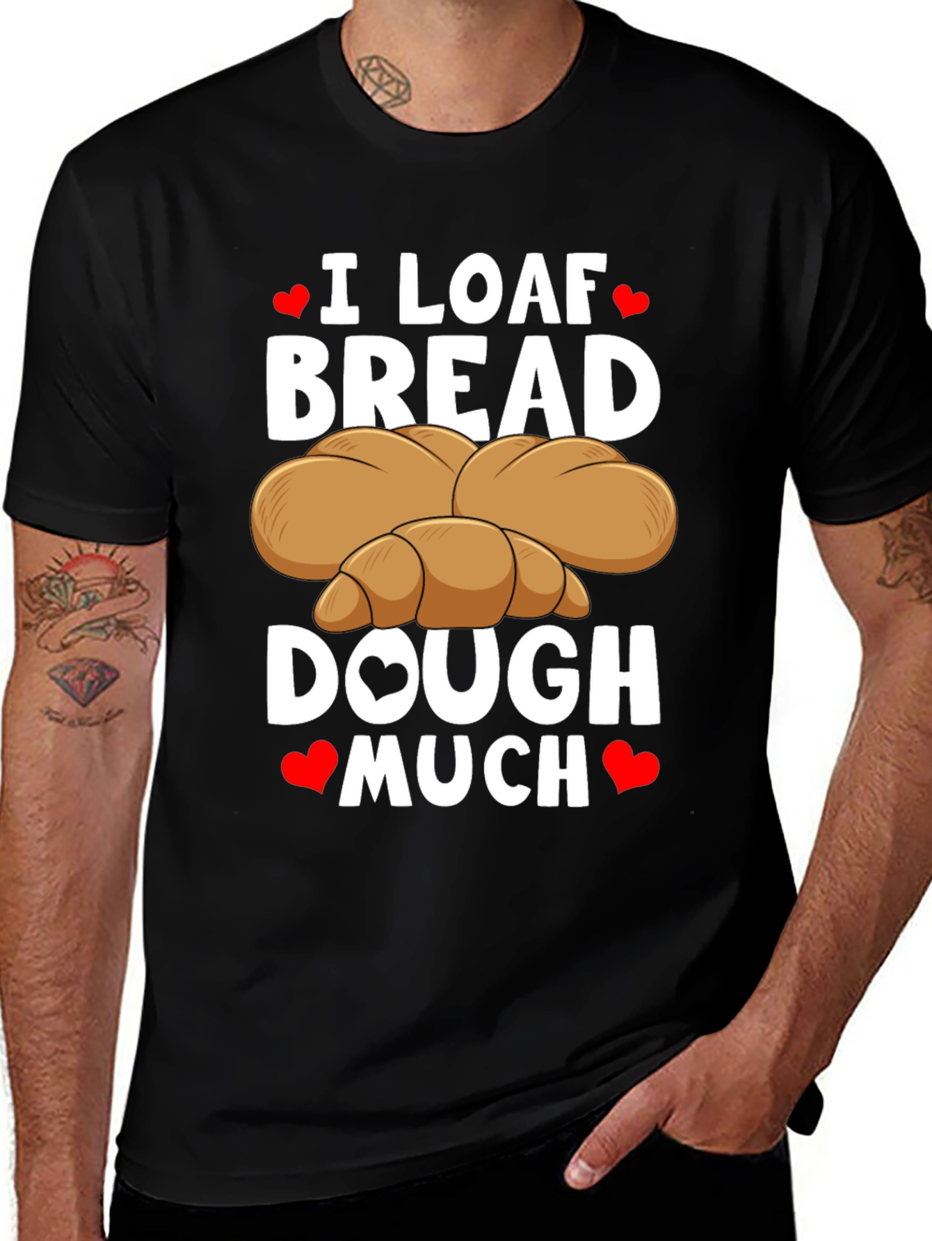 Variant 13 of I Loaf Bread T-Shirt, Funny Baking Tee