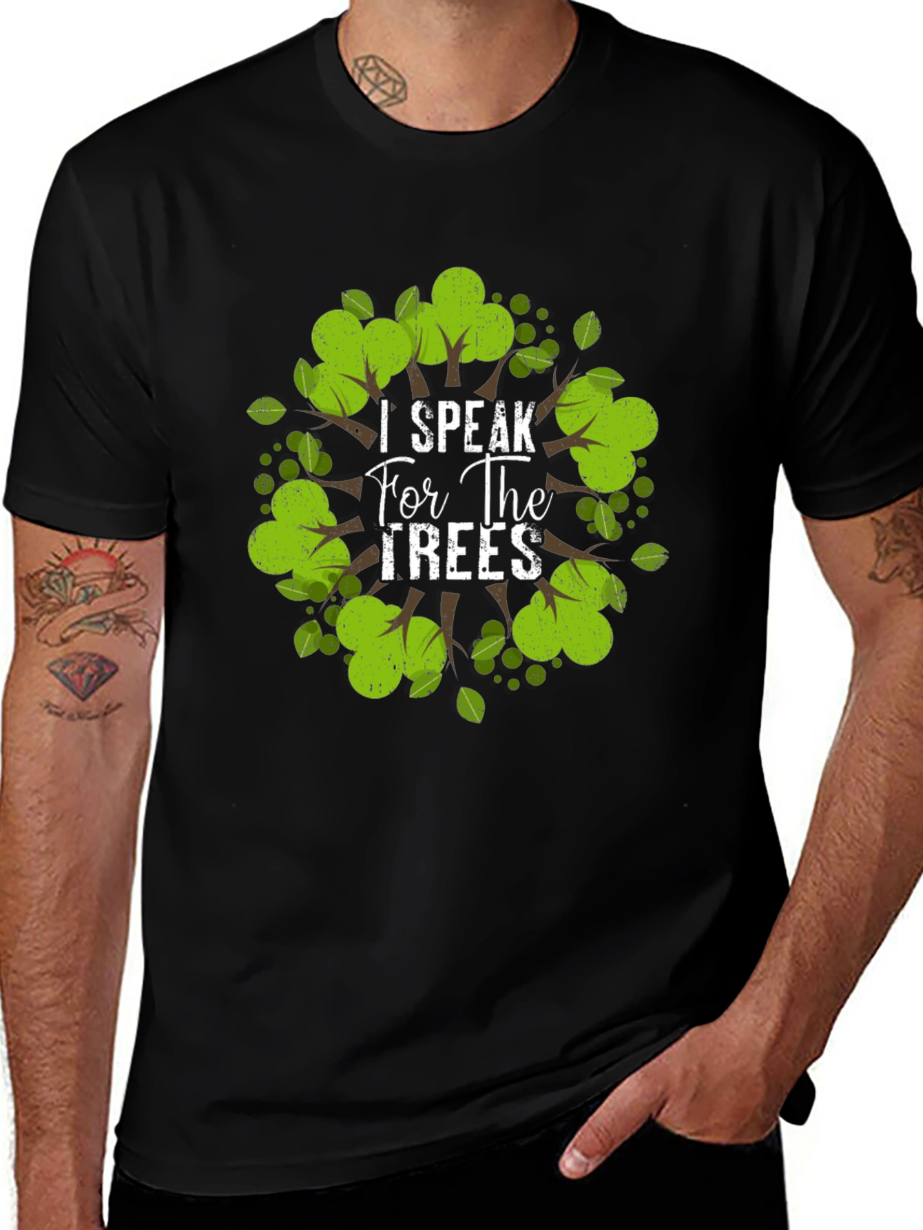 Variant 19 of I Speak For The Trees T-Shirt - Environmental Tee