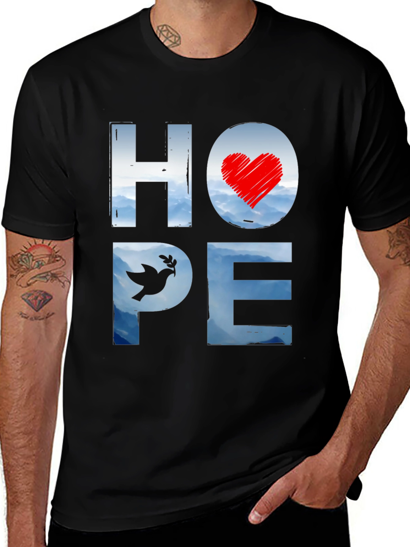 Variant 13 of Hope Graphic Tee - Motivational Design T-Shirt
