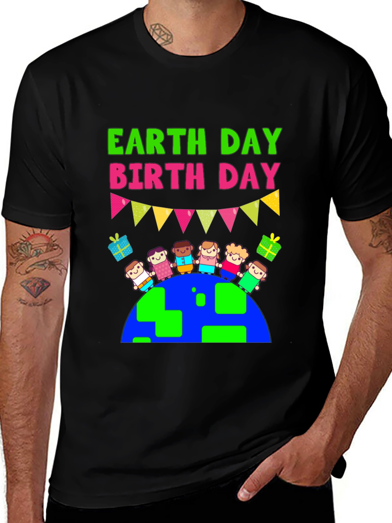 Variant 16 of Earth Day Birthday T-Shirt