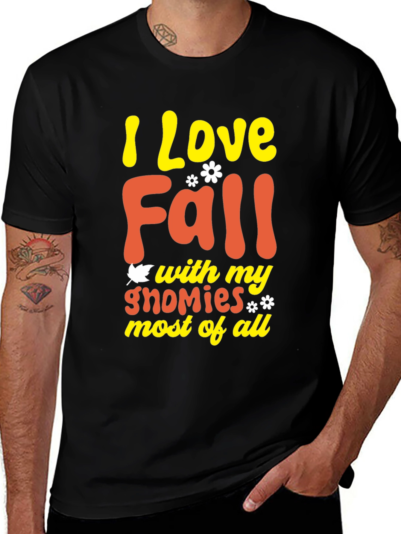 Variant 19 of I Love Fall Gnomies Graphic T-Shirt