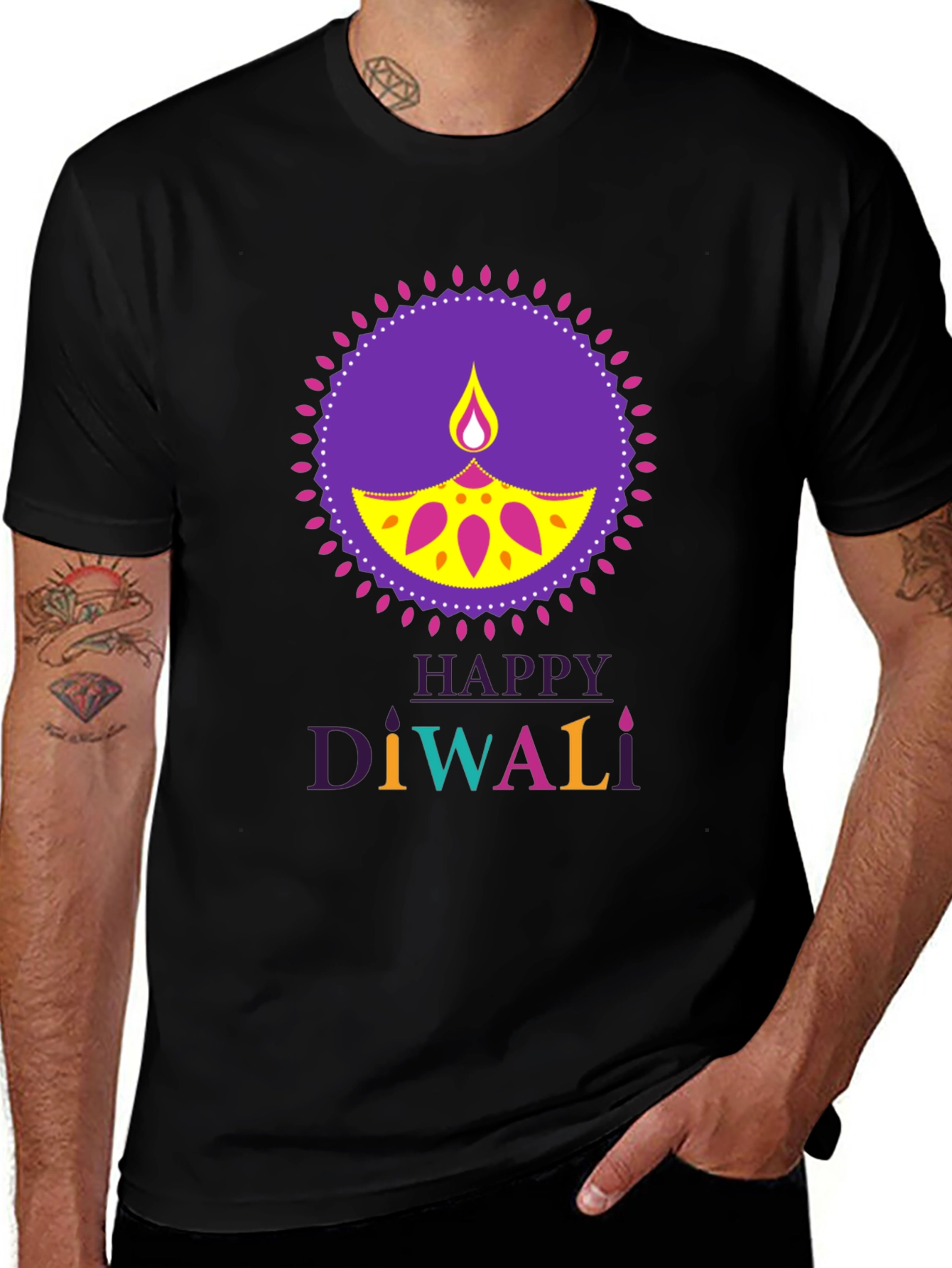 Happy Diwali T-Shirt - Festive Celebration