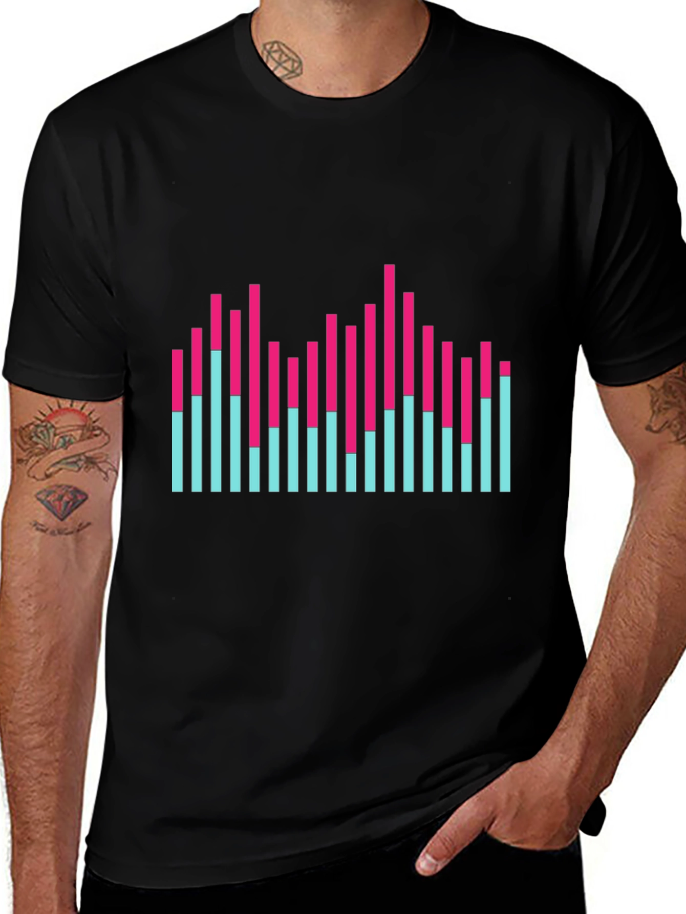 Variant 7 of Vaporwave Graphic Tee - Retro Style Shirt