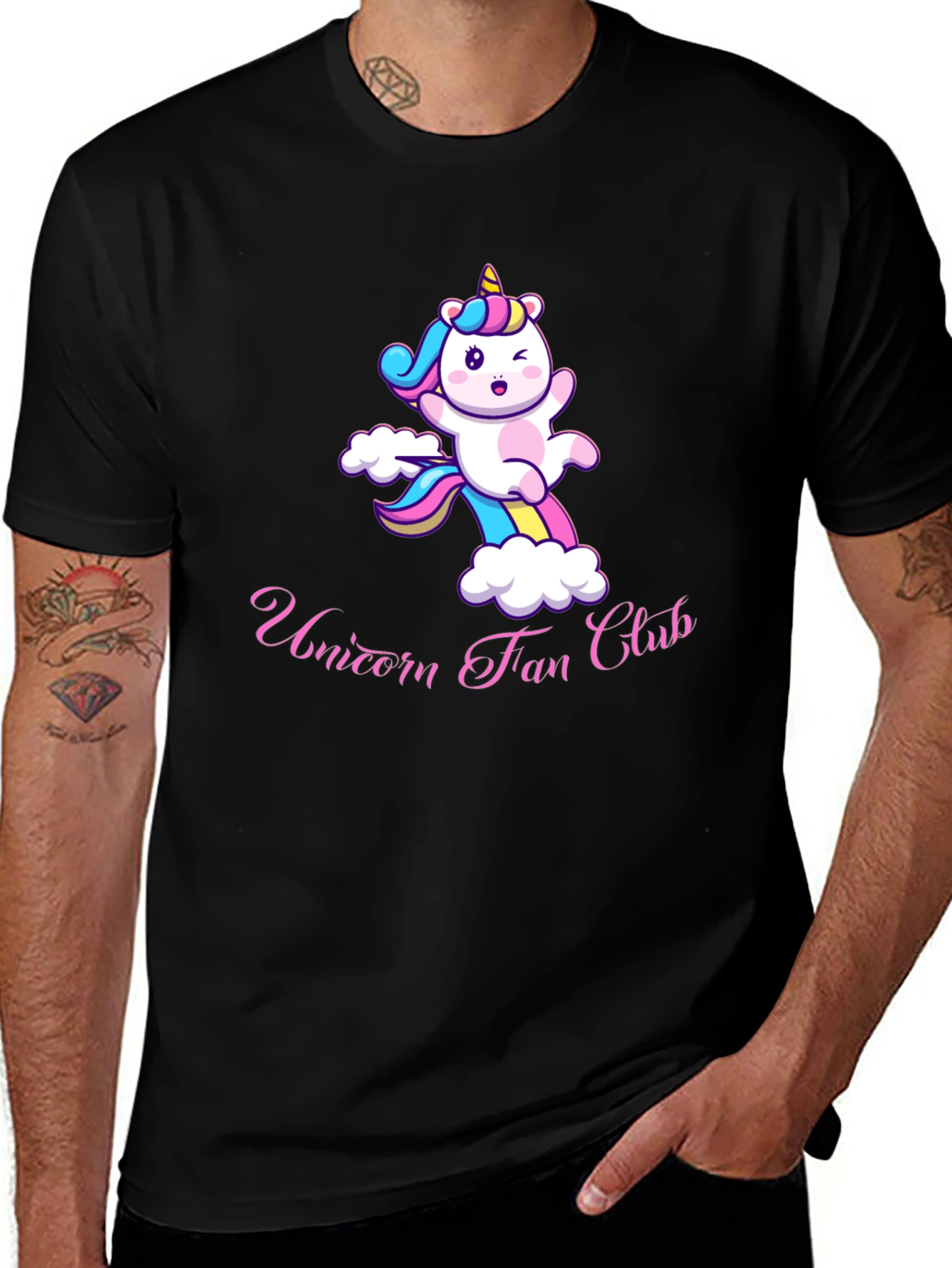 Variant 28 of Unicorn Fan Club Graphic T-Shirt