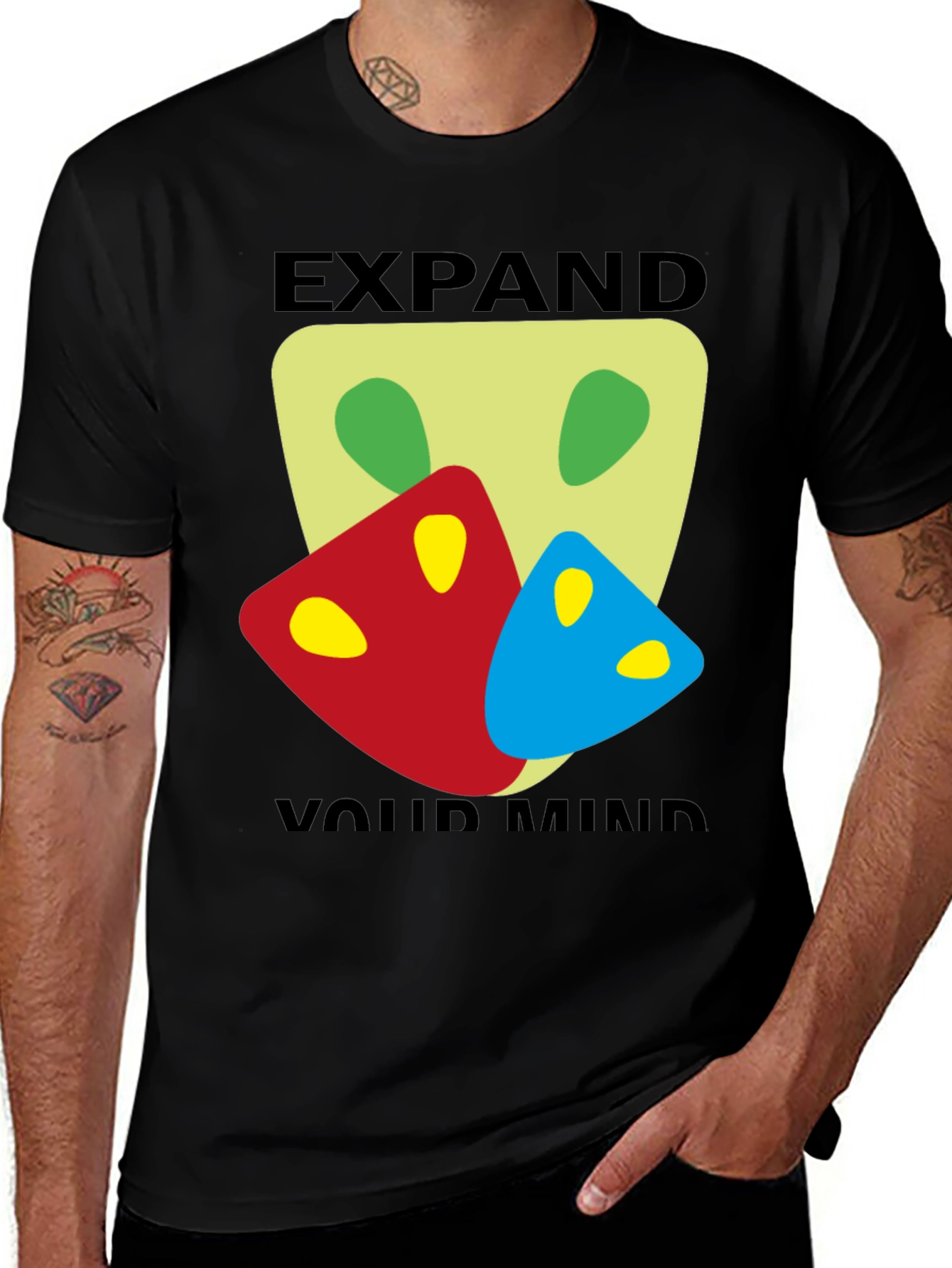 Variant 12 of Expand Your Mind Graphic T-Shirt - Unisex Design