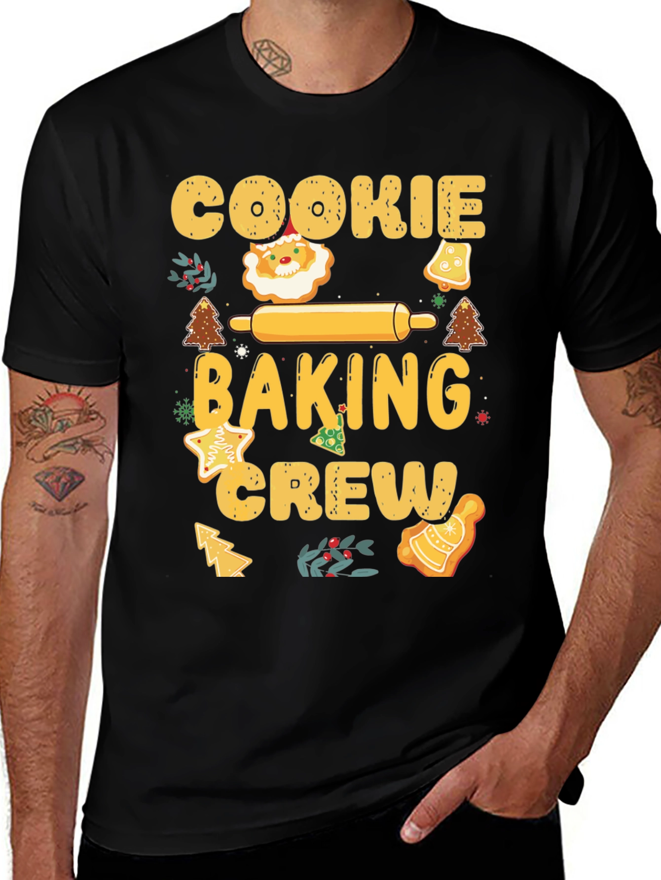 Variant 30 of Cookie Baking Crew Holiday T-Shirt