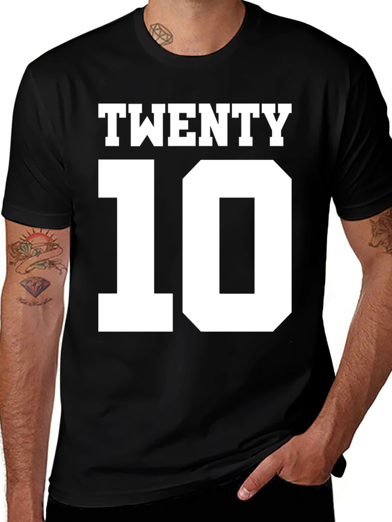 Variant 12 of Twenty 10 Graphic Tee - Black