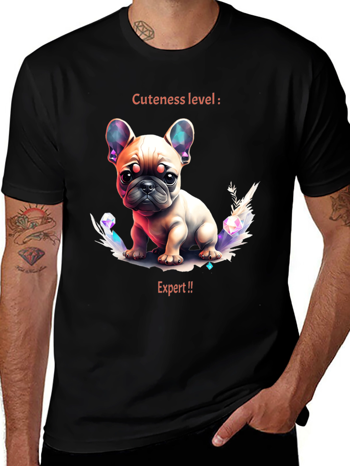Variant 10 of Cuteness Overload Expert Level Graphic Tee