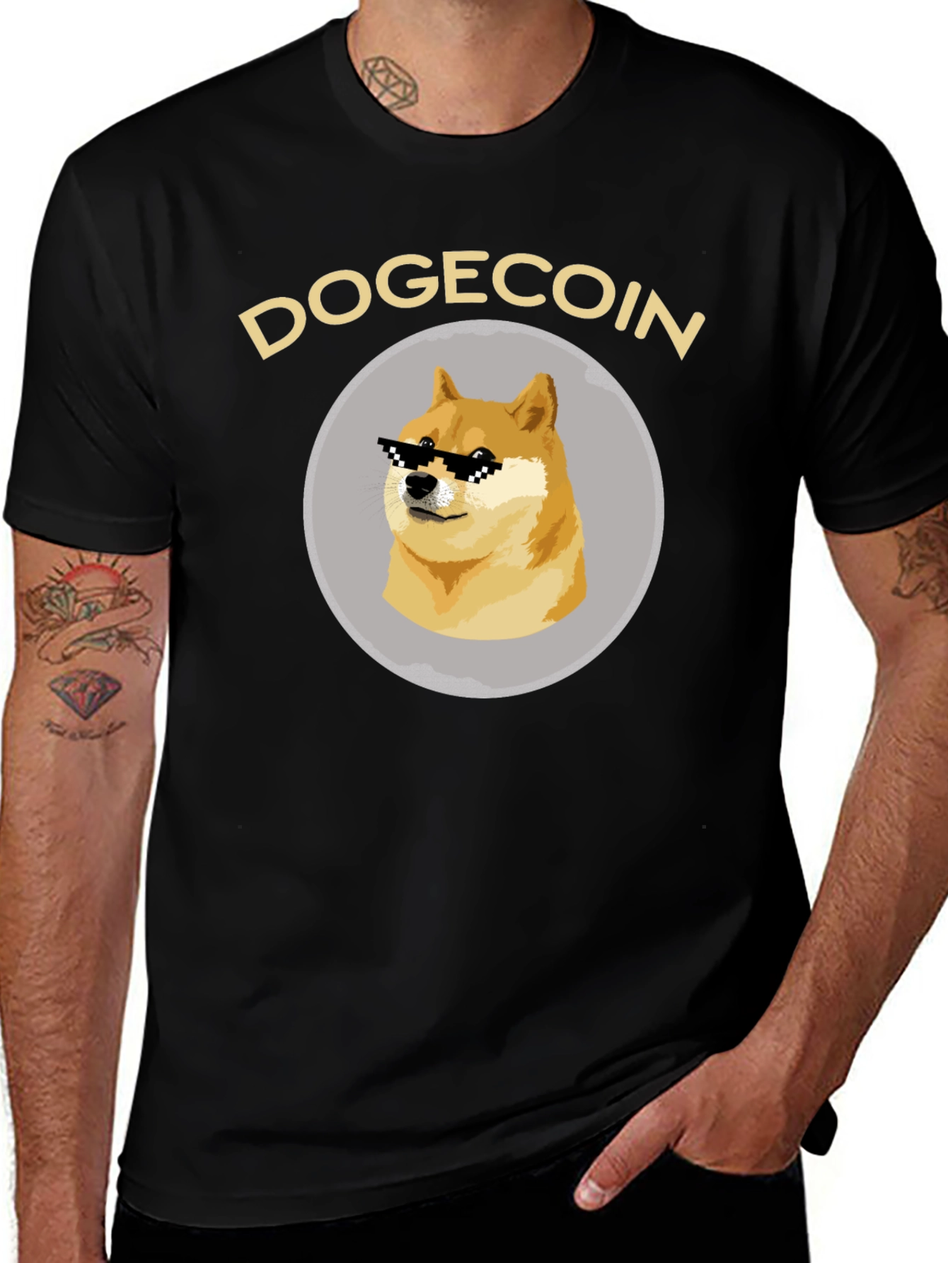 DogeCoin Meme T-Shirt Funny Crypto Tee