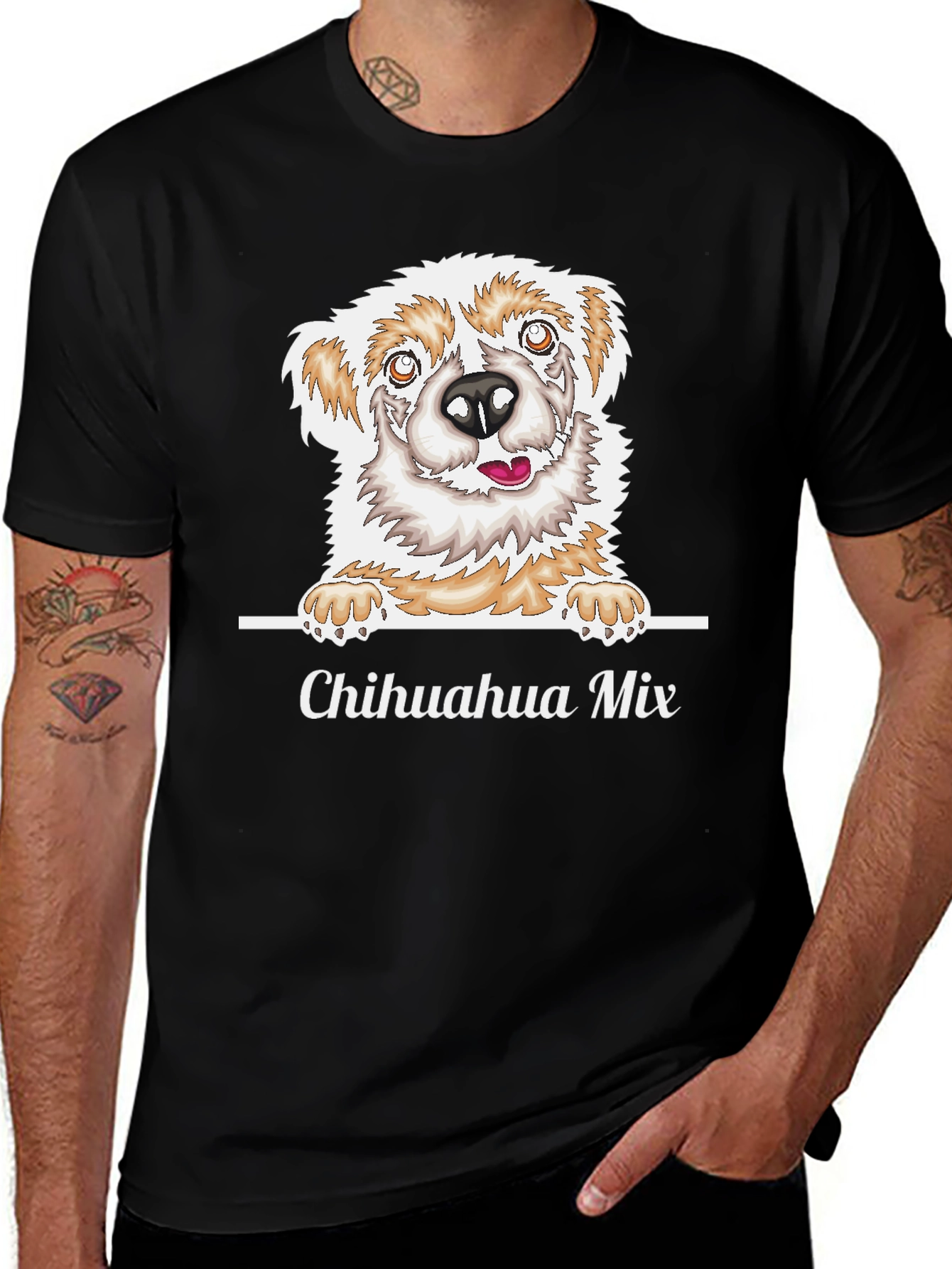 Variant 29 of Chihuahua Mix Dog Graphic T-Shirt