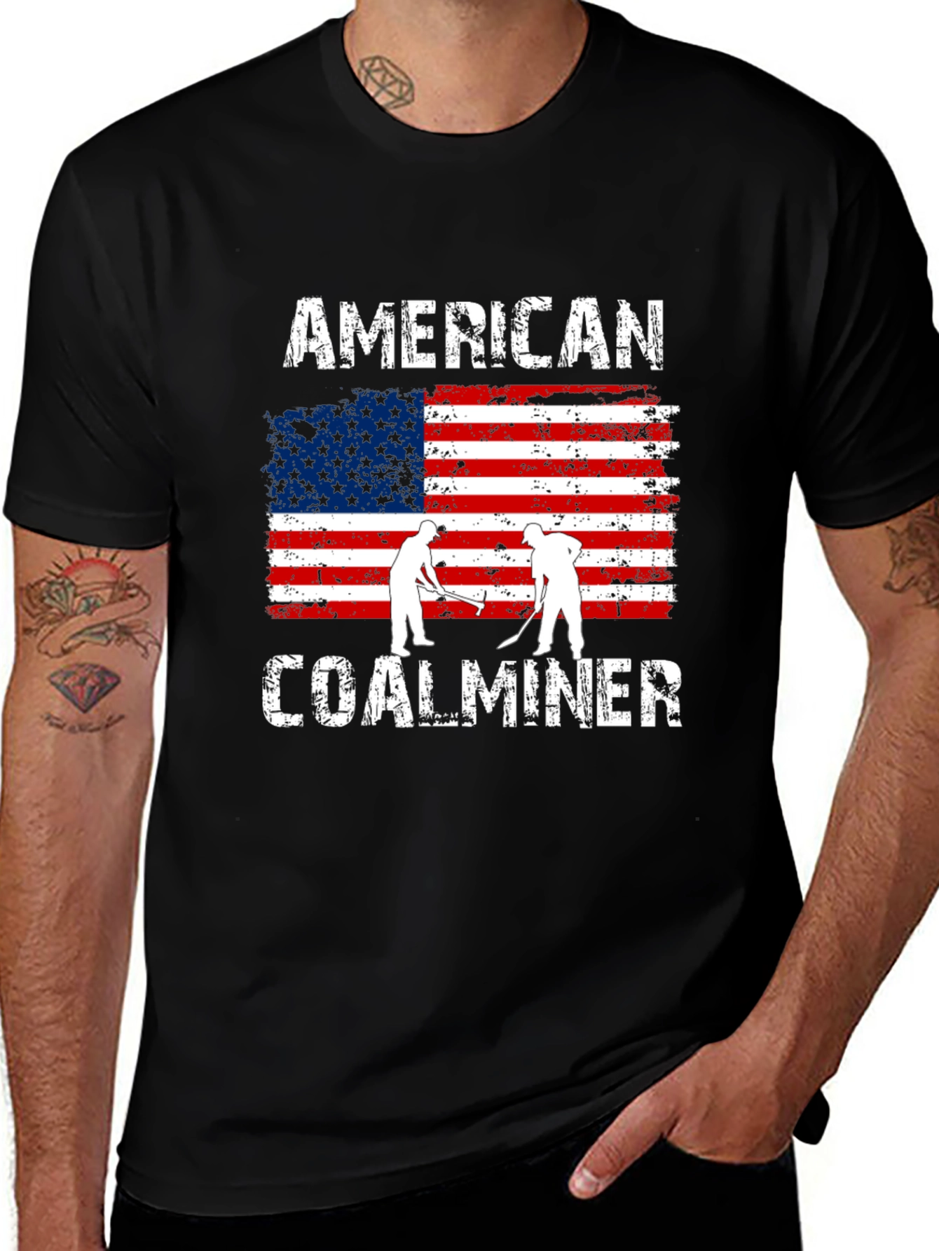 Variant 26 of American Coal Miner T-Shirt