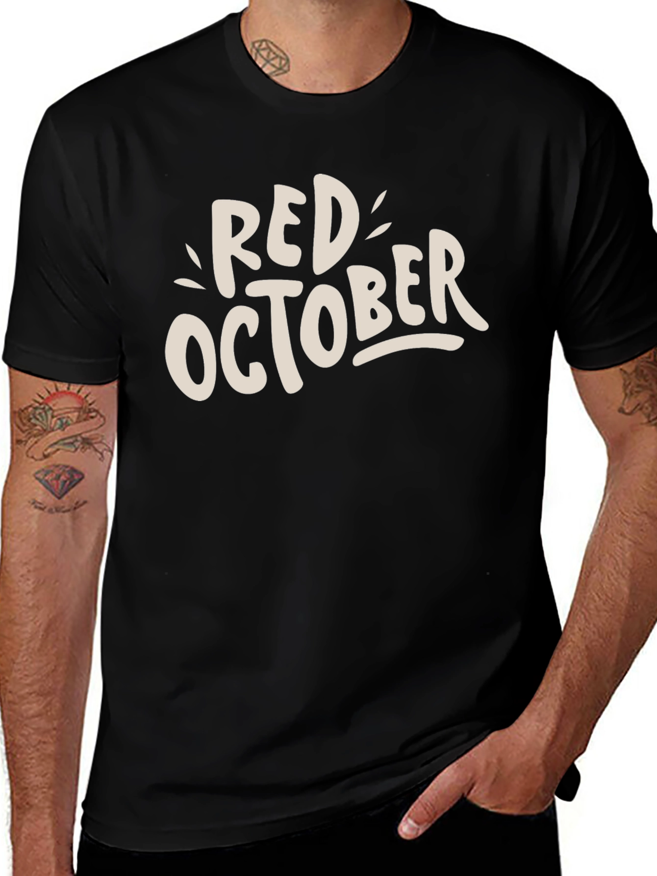 Variant 16 of Red October Graphic Tee - Stylish Unisex T-Shirt