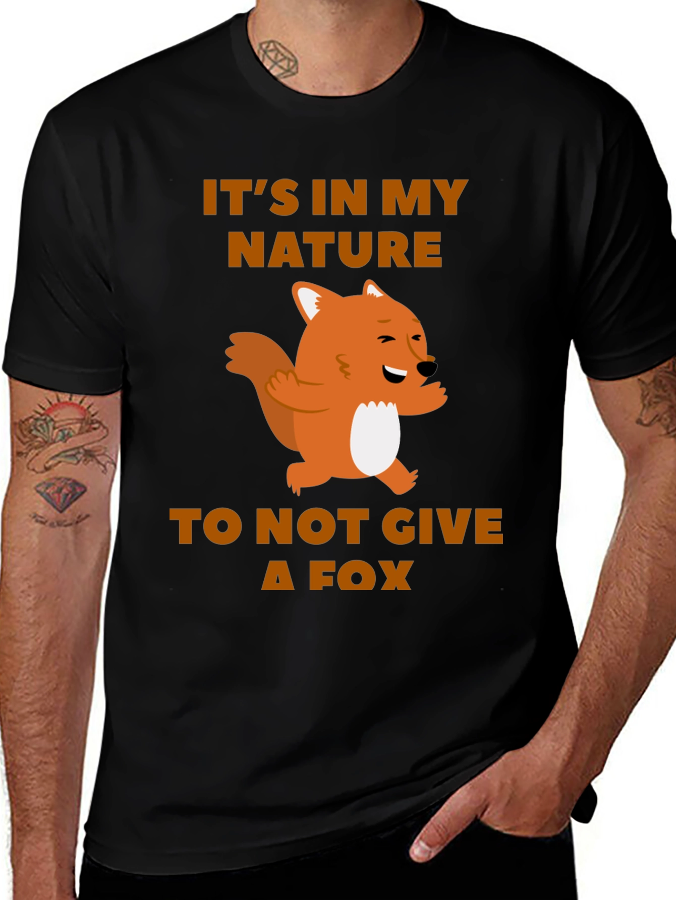 Variant 20 of Funny Fox Graphic T-Shirt - It's In My Nature