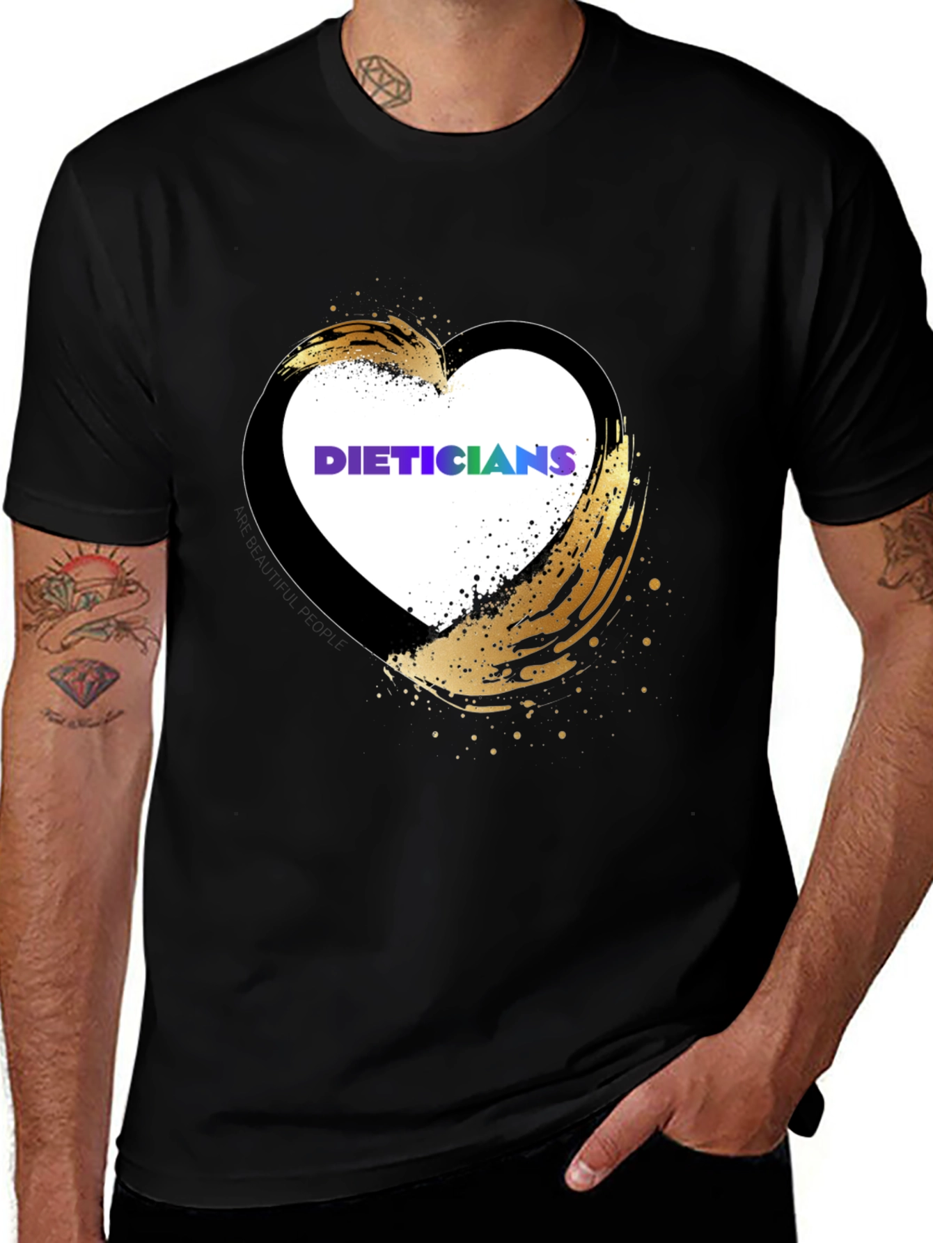 Variant 7 of Dieticians Heart T-Shirt - Show Your Love!