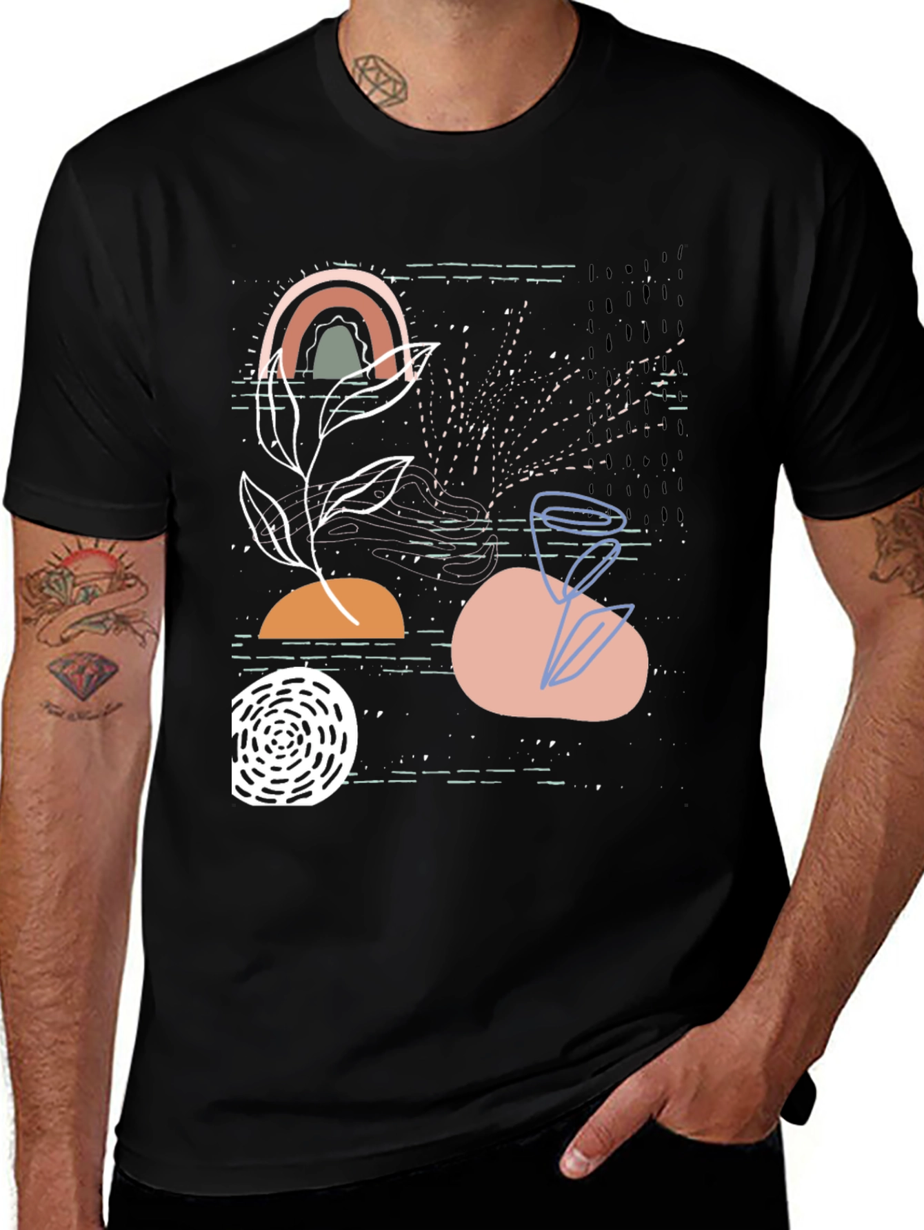 Variant 16 of Abstract Art T-Shirt - Modern Graphic Tee