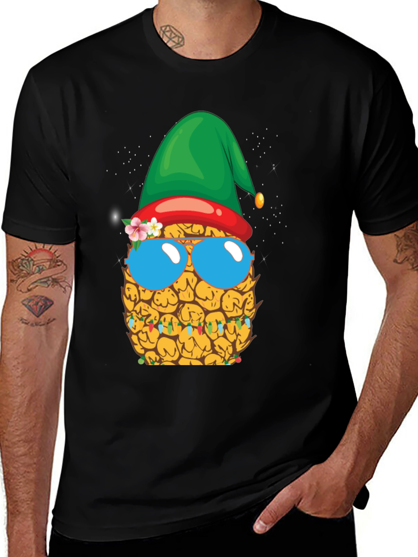 Variant 15 of Festive Pineapple T-Shirt