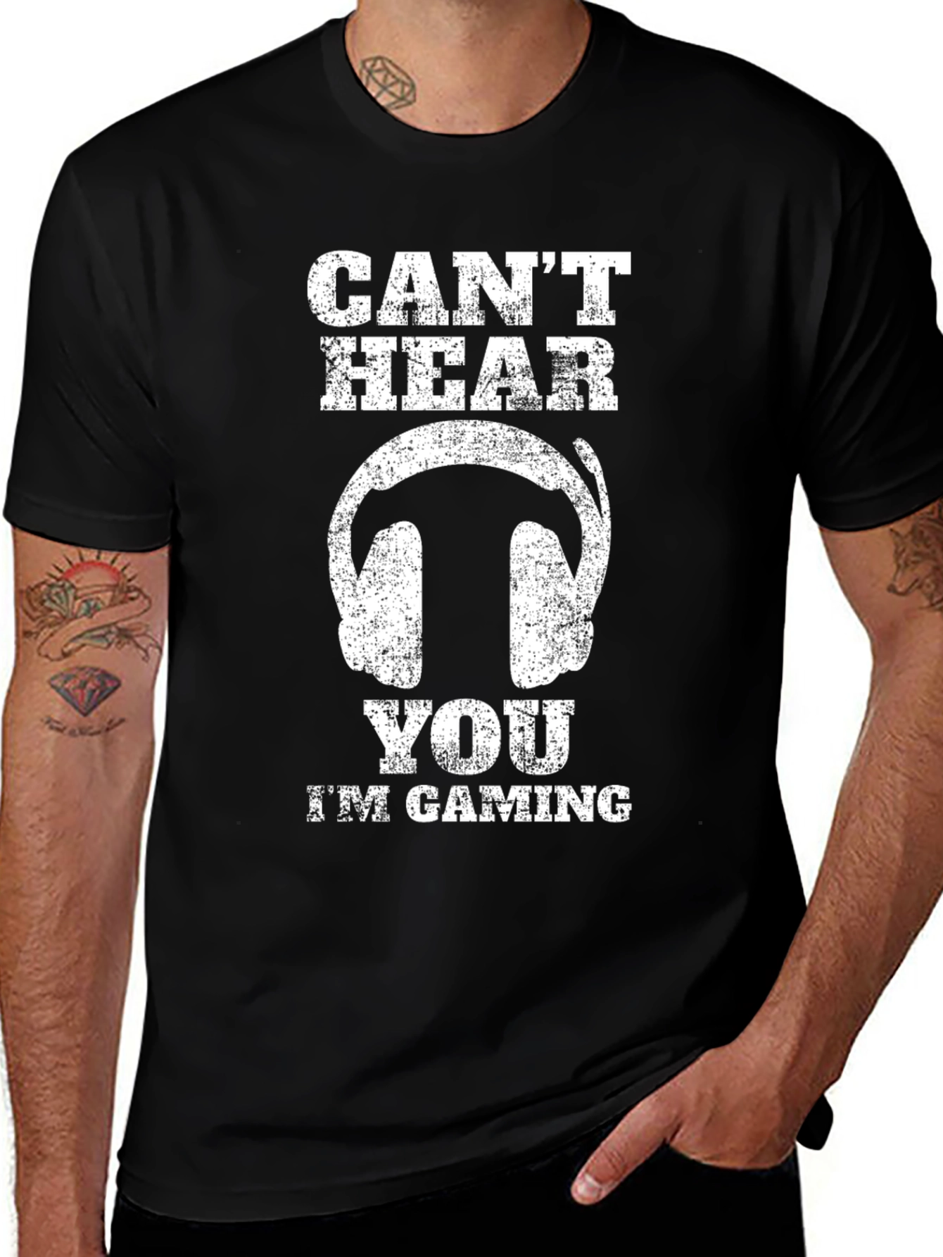 Variant 10 of Can't Hear You I'm Gaming T-Shirt