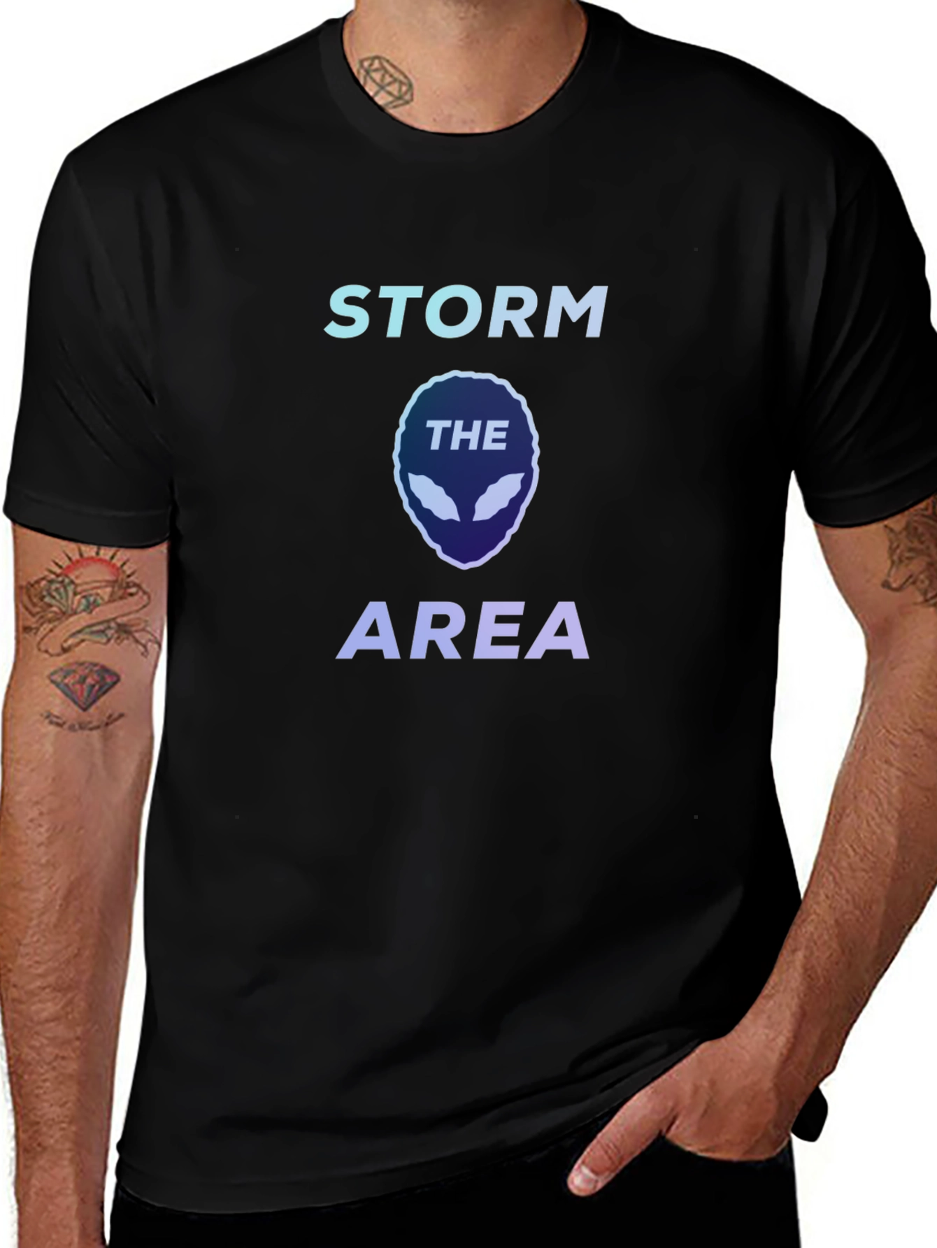 Variant 26 of Storm Area T-Shirt - Alien Design