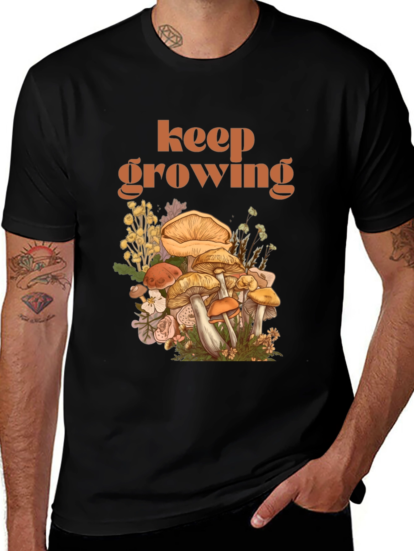 Keep Growing Mushroom T-Shirt