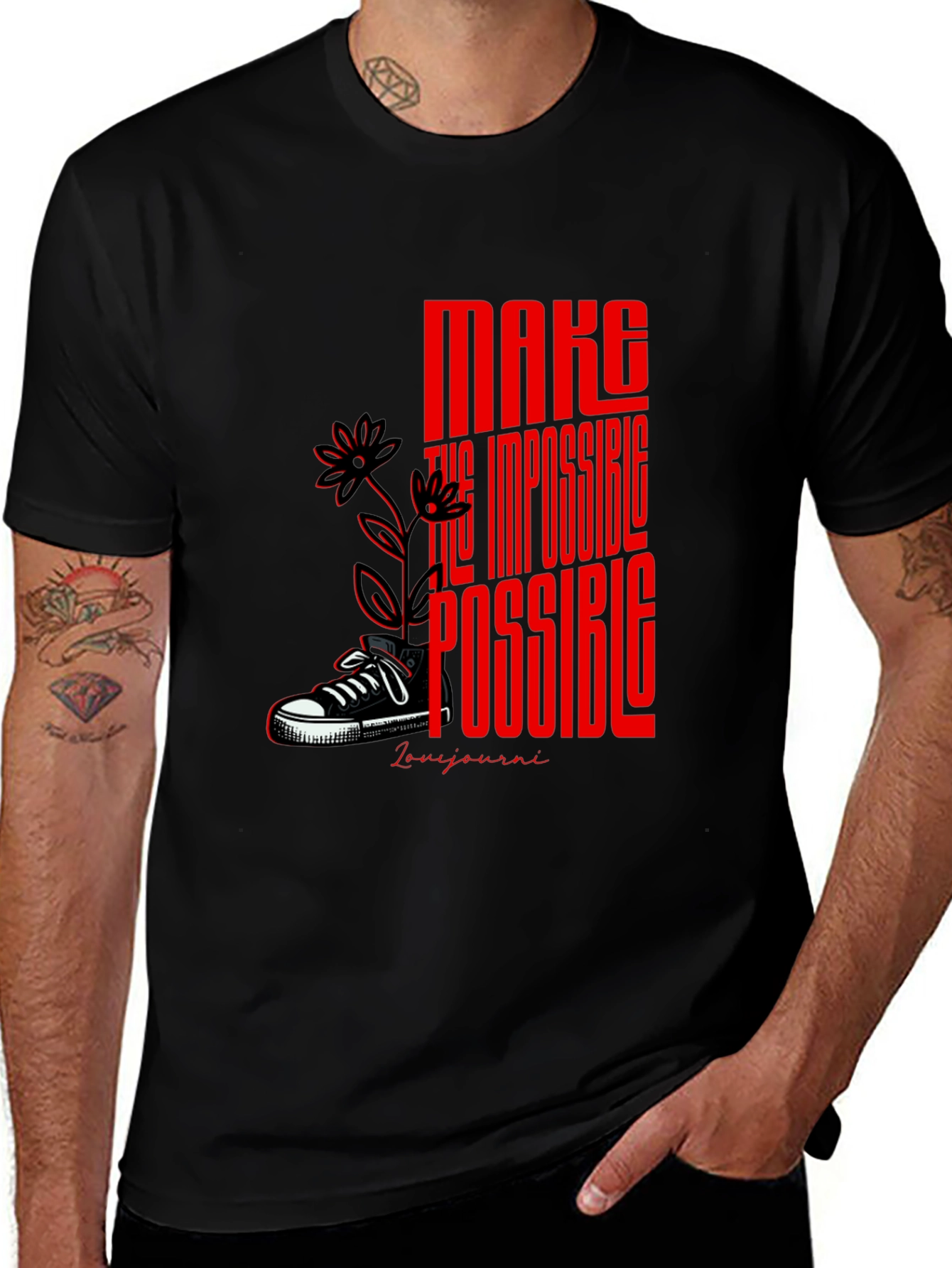 Variant 15 of Make the Impossible Possible Graphic Tee