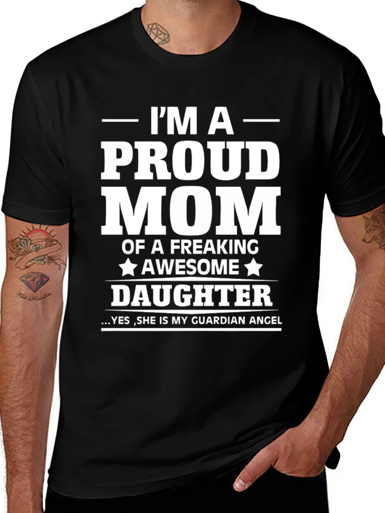 Variant 8 of Proud Mom of a Freaking Awesome Daughter T-Shirt