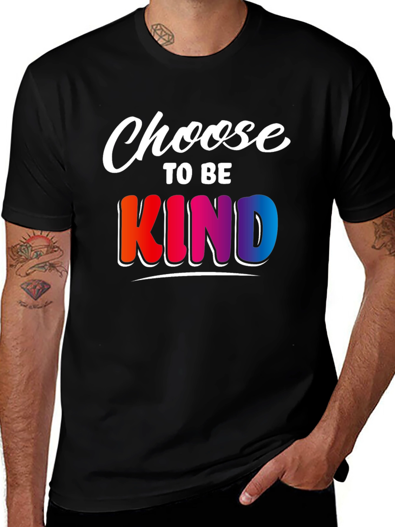 Variant 19 of Choose To Be Kind Graphic Tee - Unisex T-Shirt