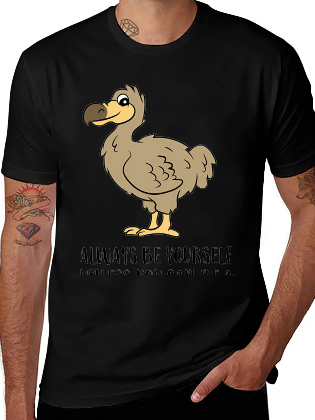 Variant 21 of Dodo Bird T-Shirt - Be Yourself Graphic Tee