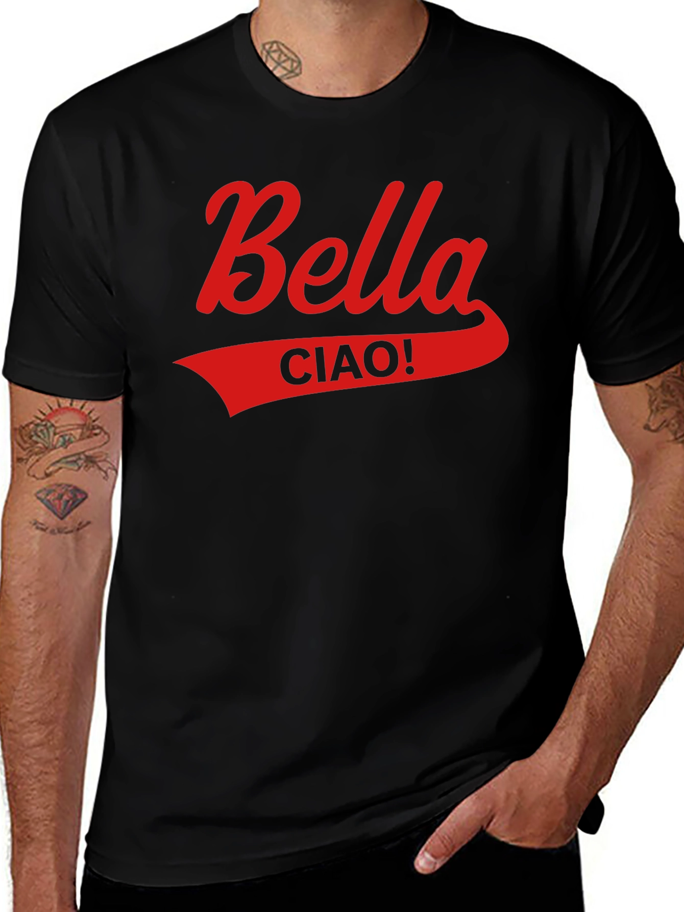 Bella Ciao Graphic Tee - Classic Italian Farewell T-Shirt