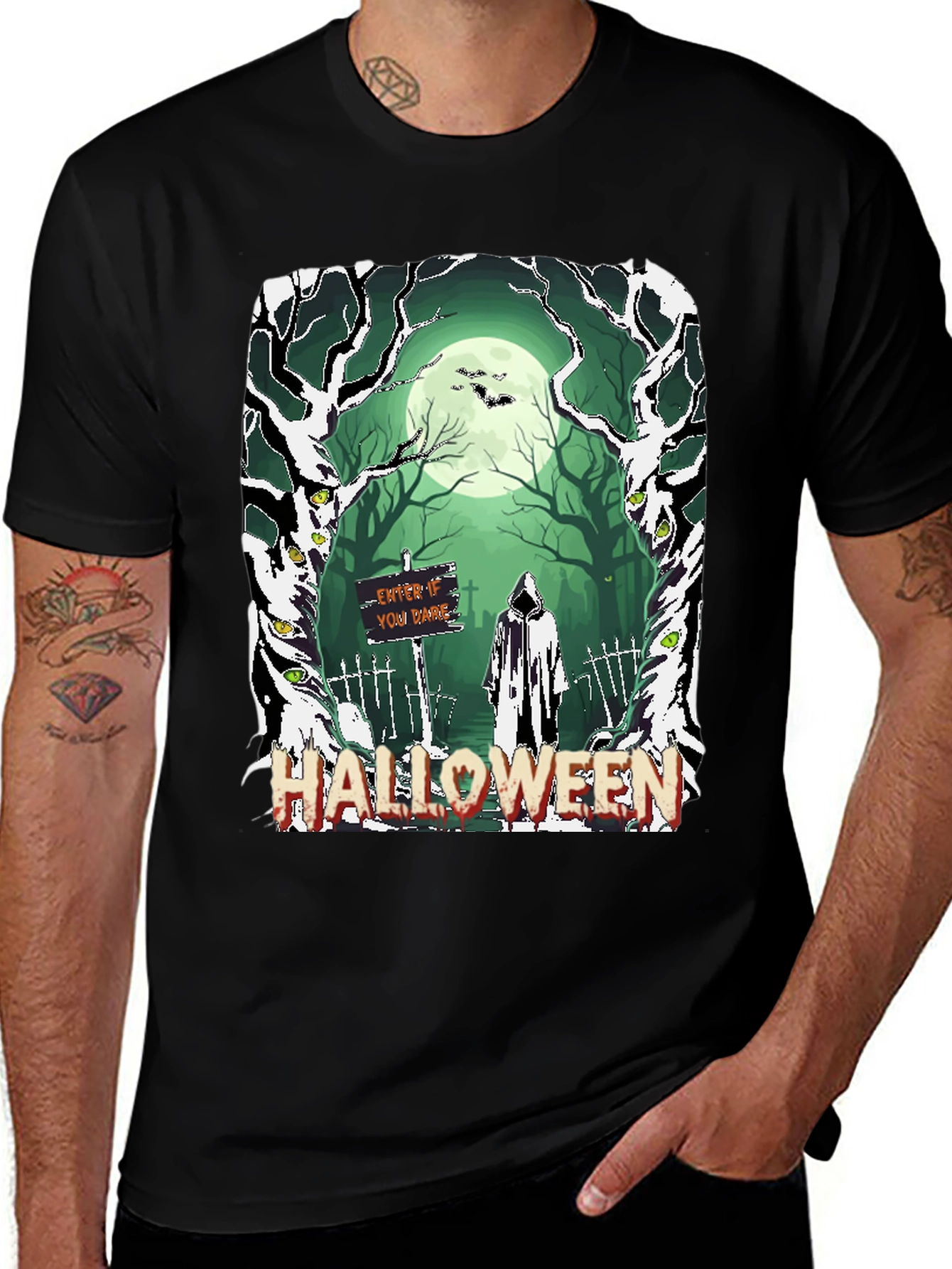 Halloween Graphic T-Shirt