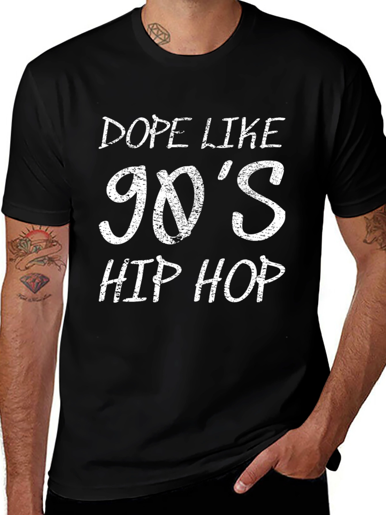 Variant 5 of Dope Like 90's Hip Hop Graphic Tee