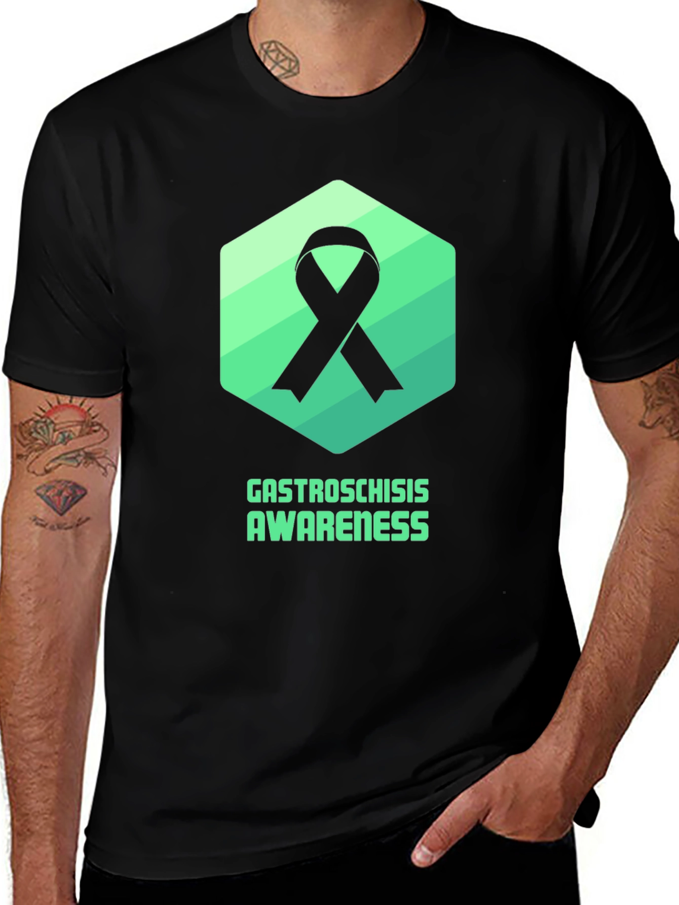 Gastroschisis Awareness Ribbon T-Shirt
