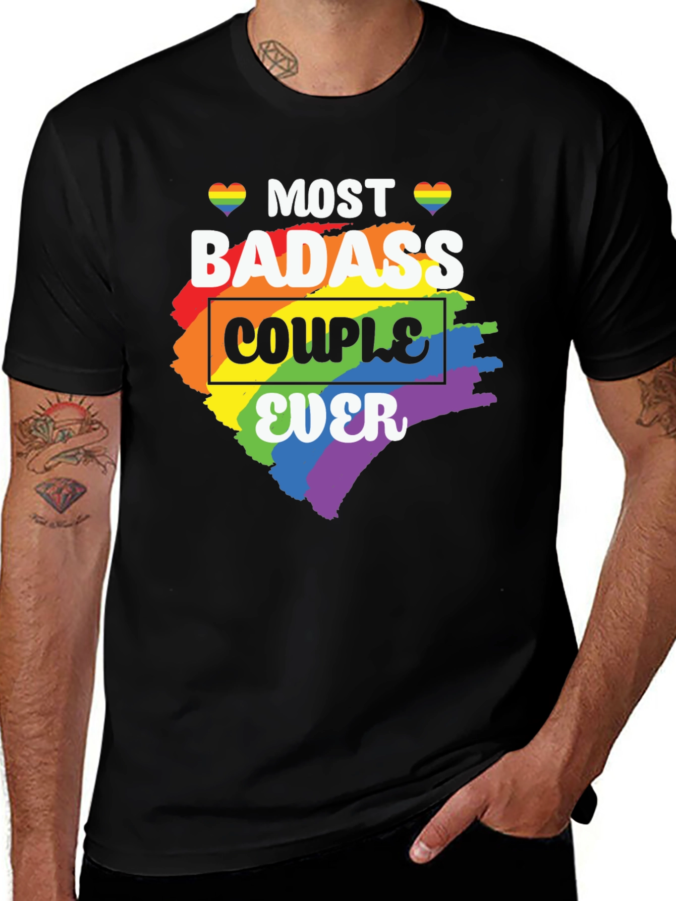 Most Badass Couple Ever Pride T-Shirt