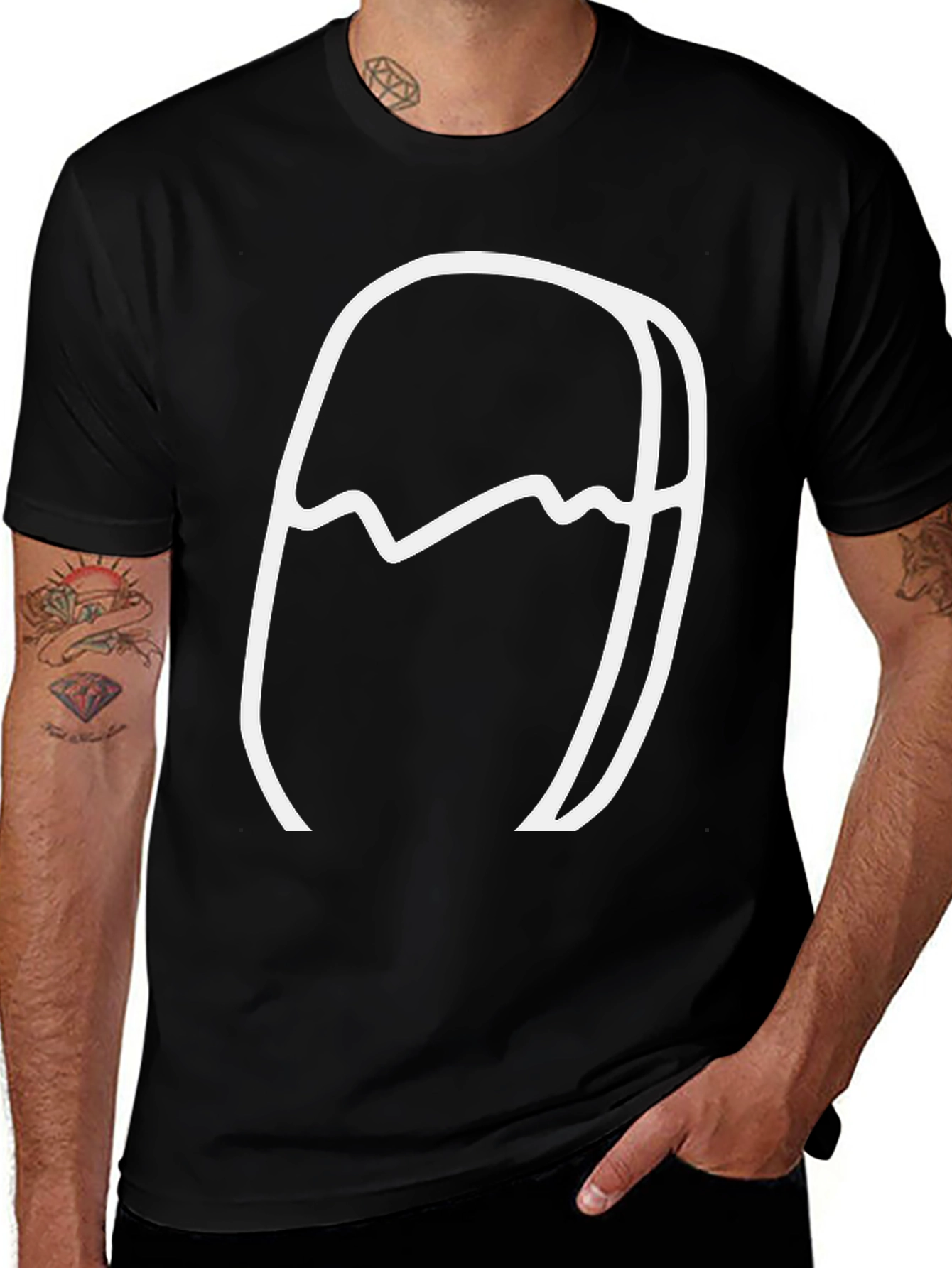 Variant 13 of Abstract Mountain Graphic Tee