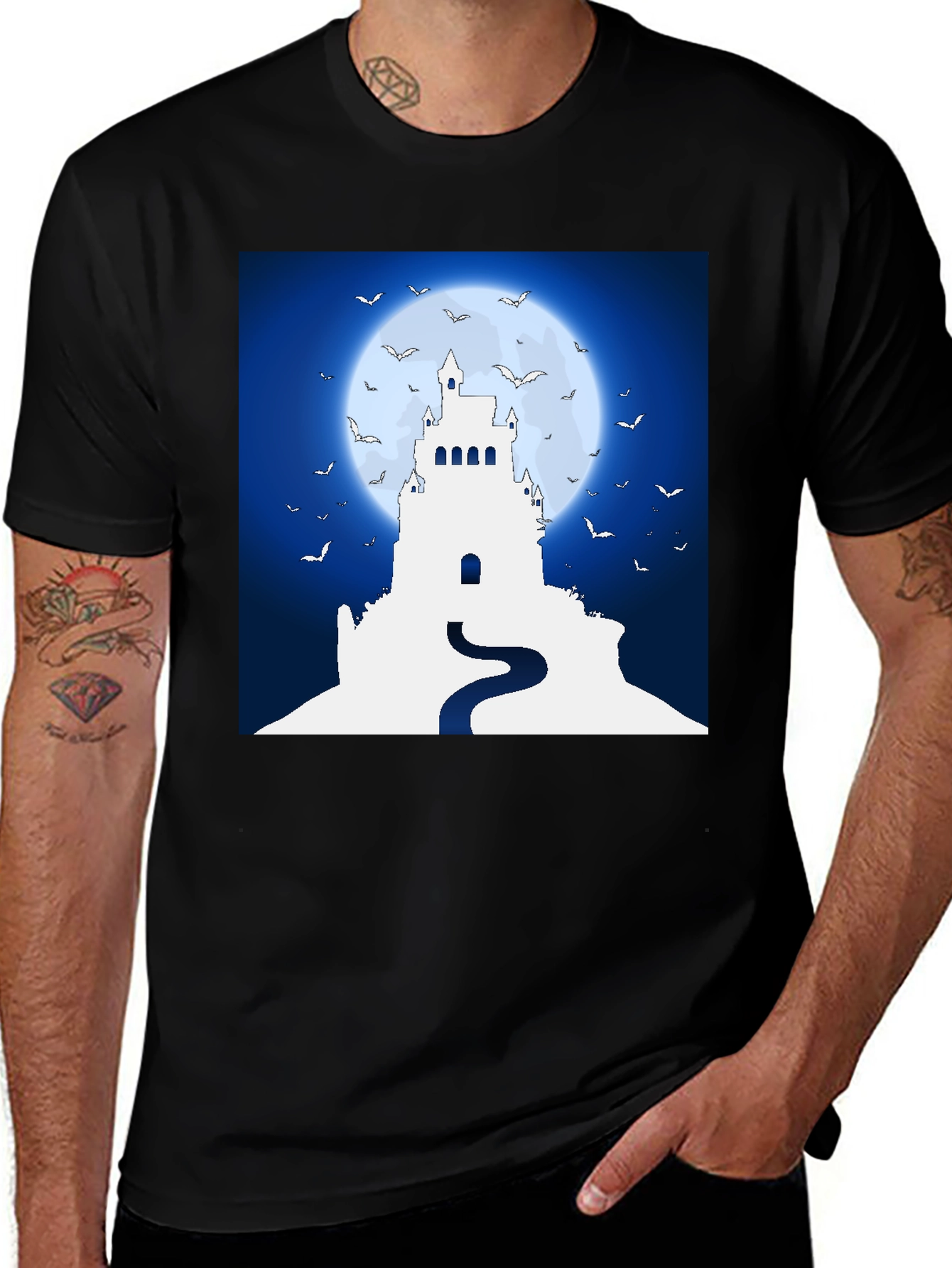 Variant 30 of Halloween Castle T-Shirt