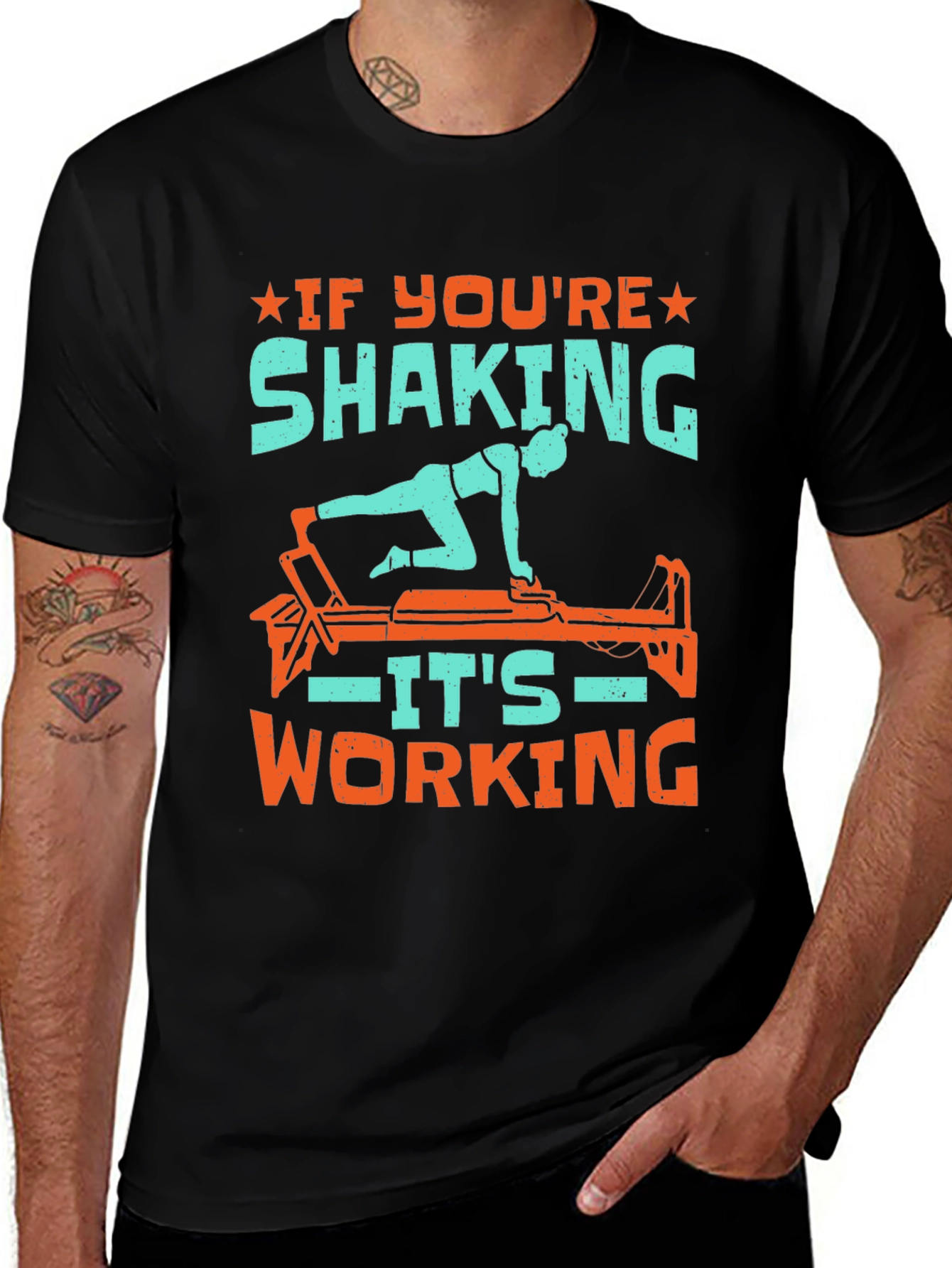 Variant 2 of Pilates Shaking Workout T-Shirt