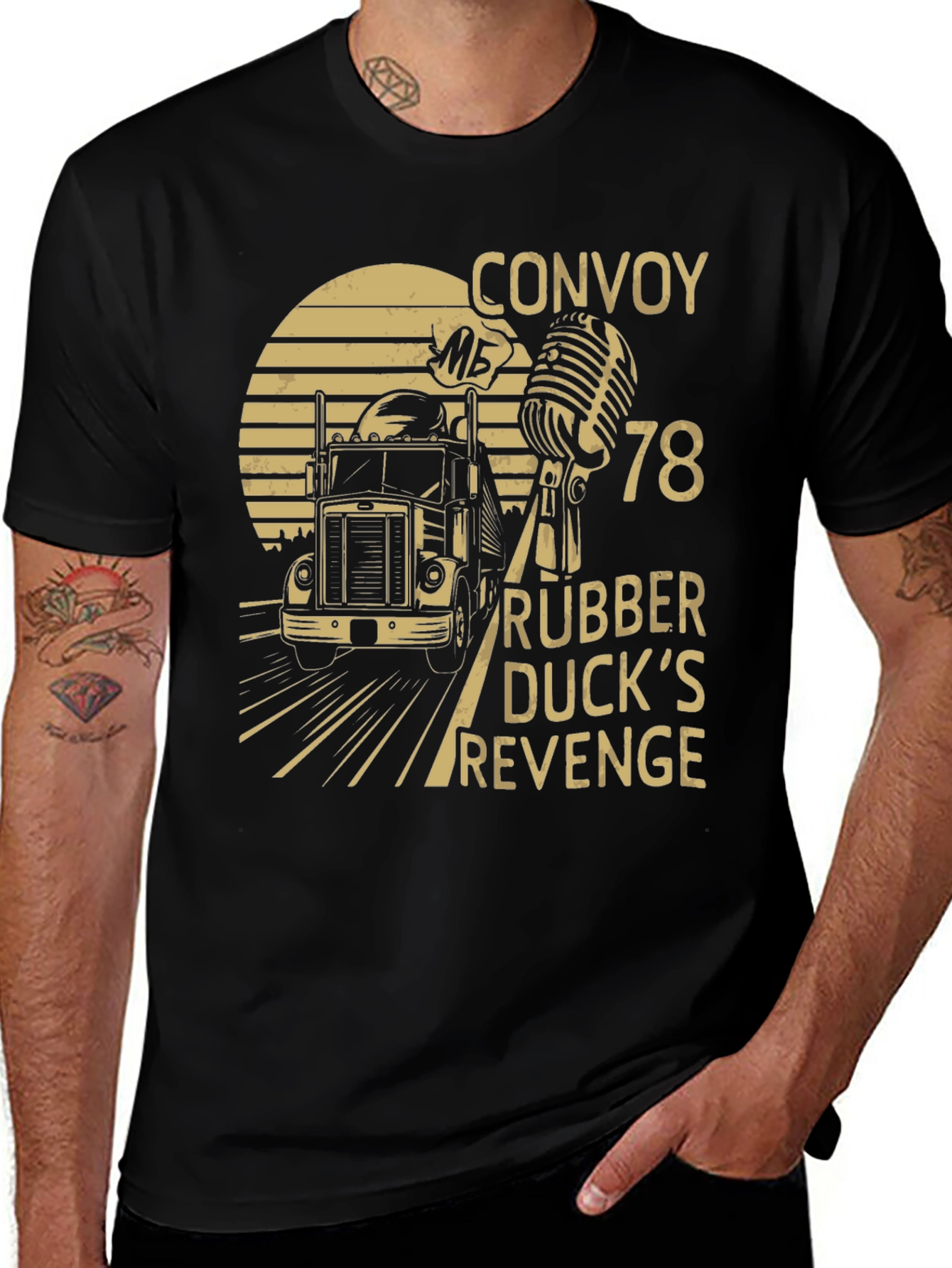 Black Convoy '78 Rubber Duck's Revenge T-Shirt main image