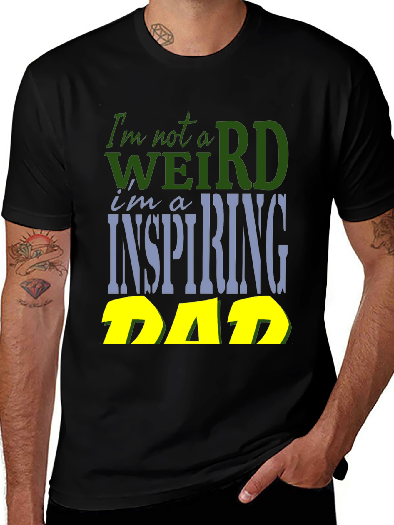 Variant 11 of Inspiring Dad Graphic T-Shirt