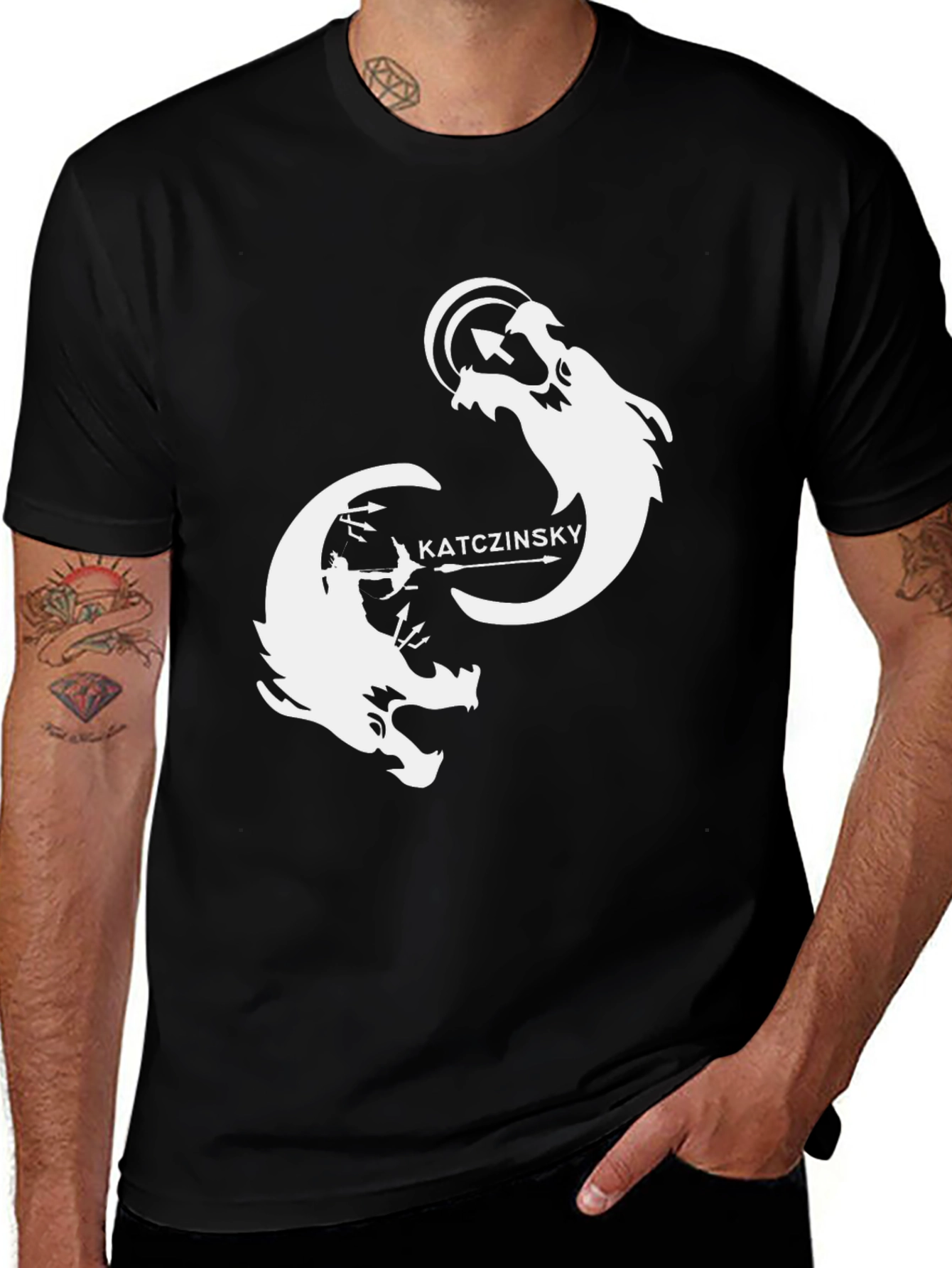 Katczinsky Wolf Graphic Tee - Black