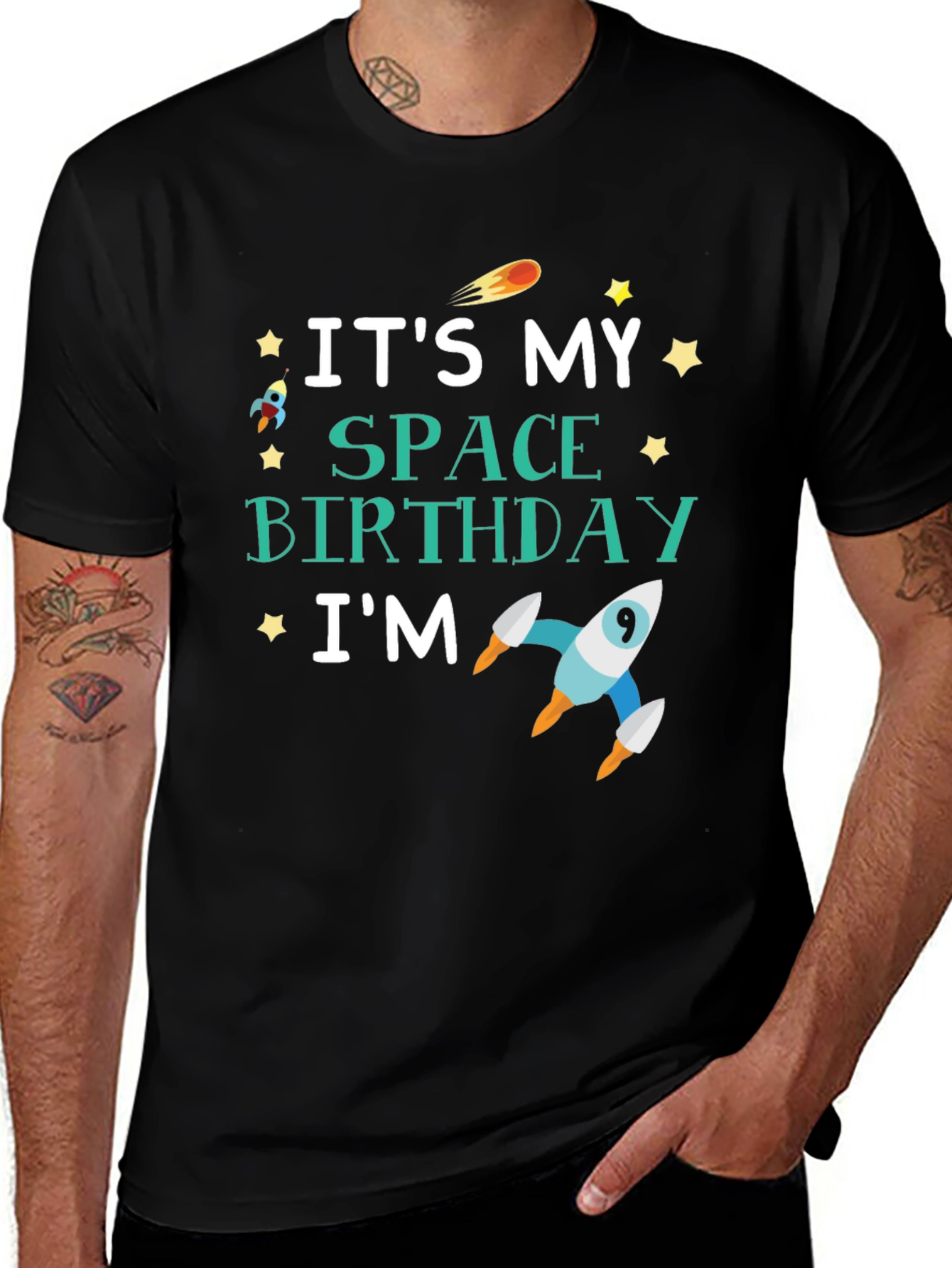 Variant 28 of Space Birthday T-Shirt - "It's My Space Birthday"