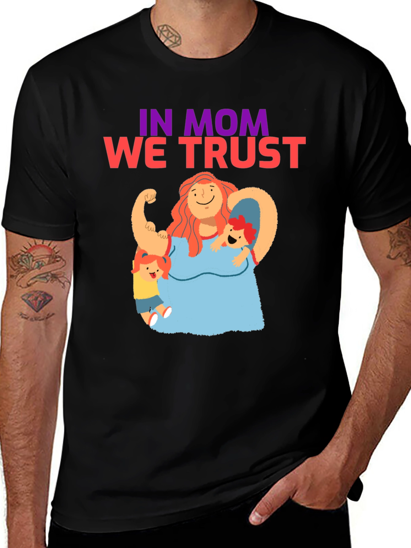 Variant 30 of In Mom We Trust Graphic Tee