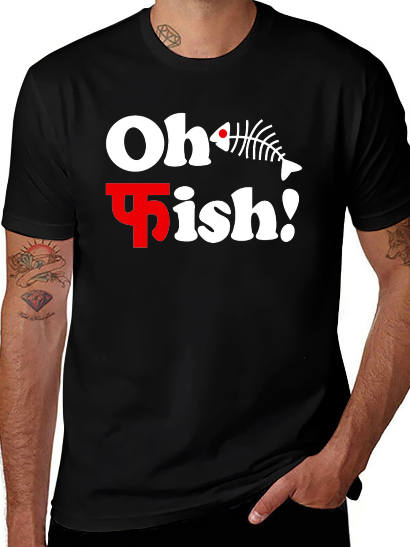 Variant 12 of Oh Fish! Graphic T-Shirt - Funny & Stylish Design